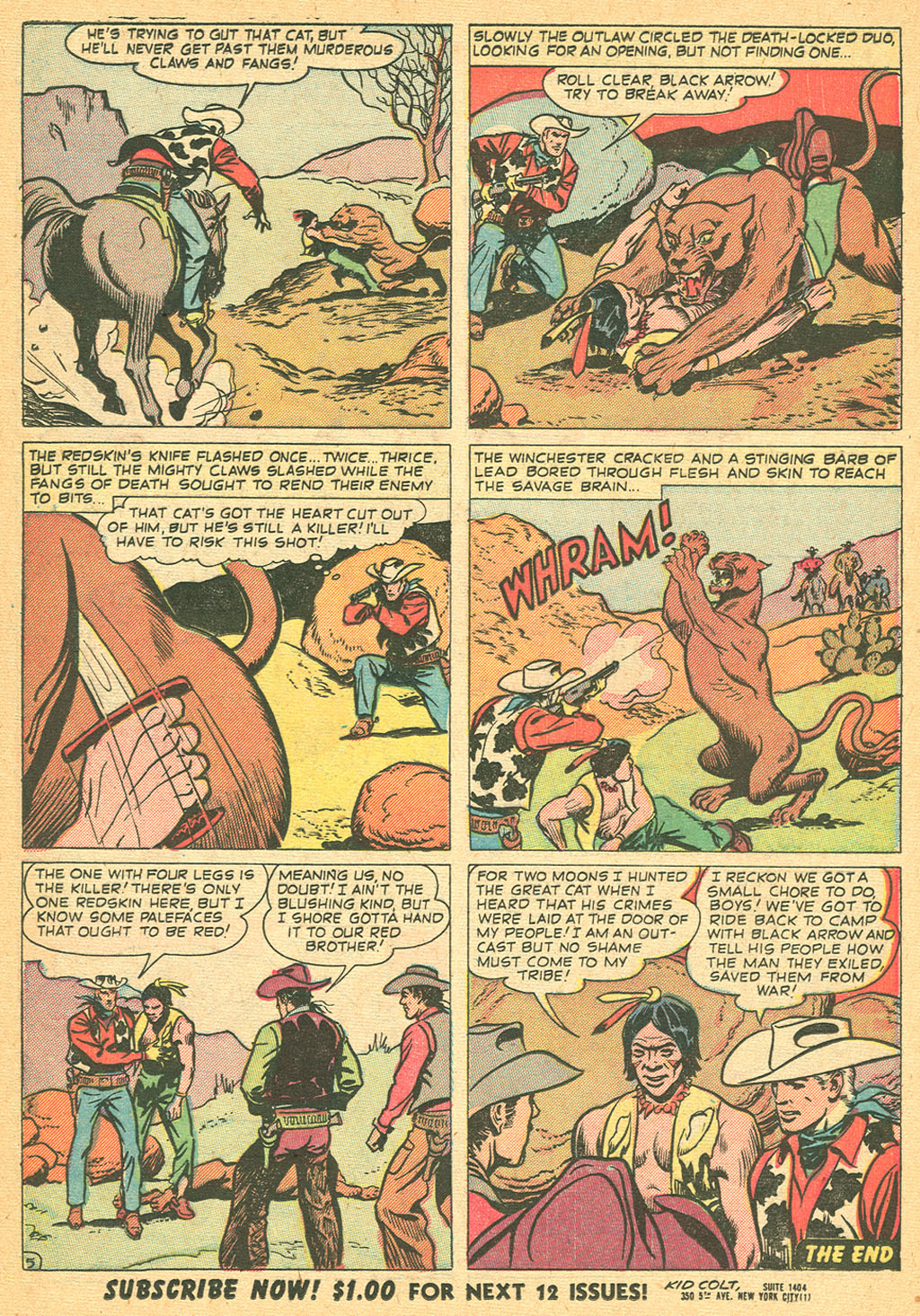 Read online Kid Colt Outlaw comic -  Issue #15 - 16