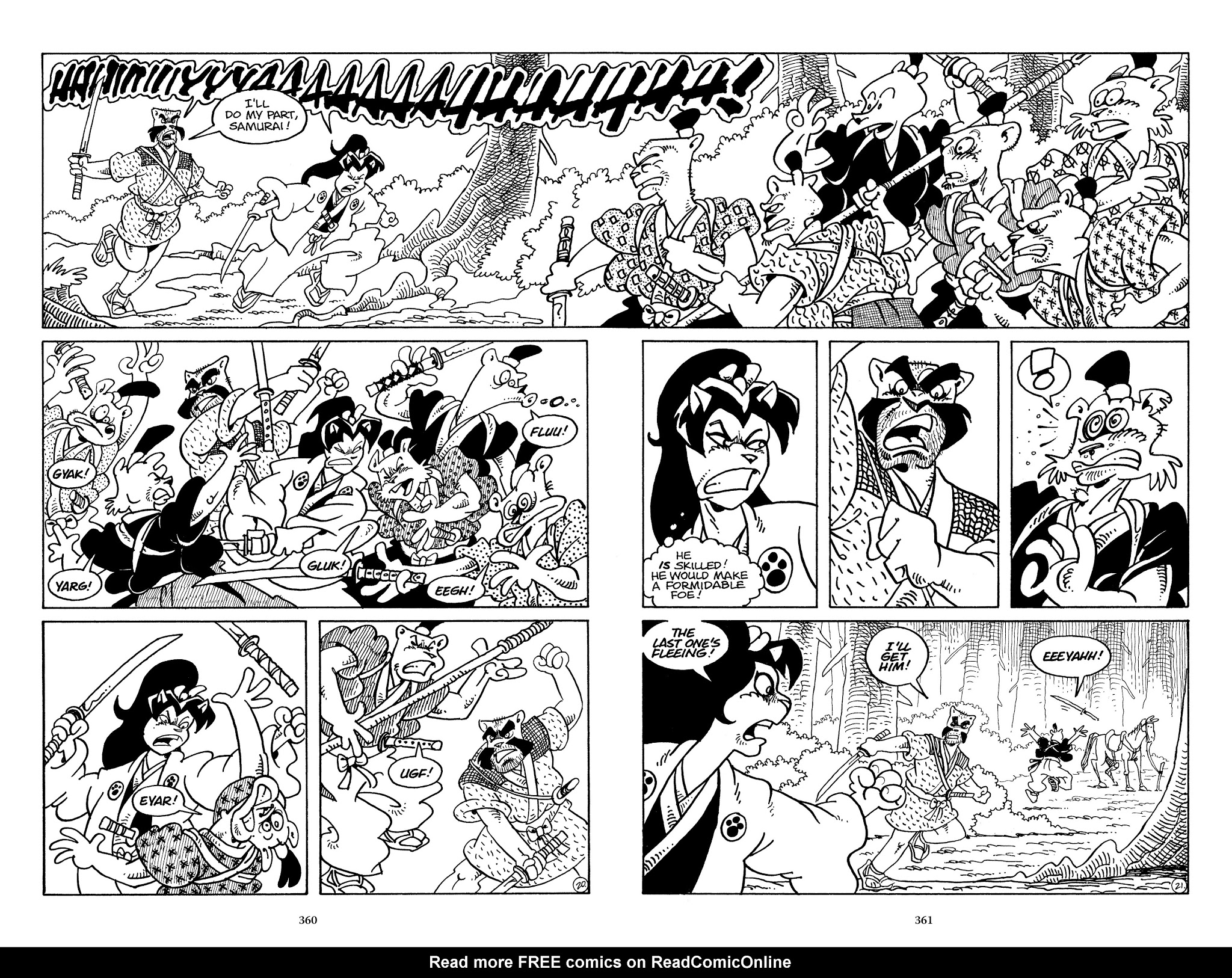 Read online The Usagi Yojimbo Saga comic -  Issue # TPB 2 - 355