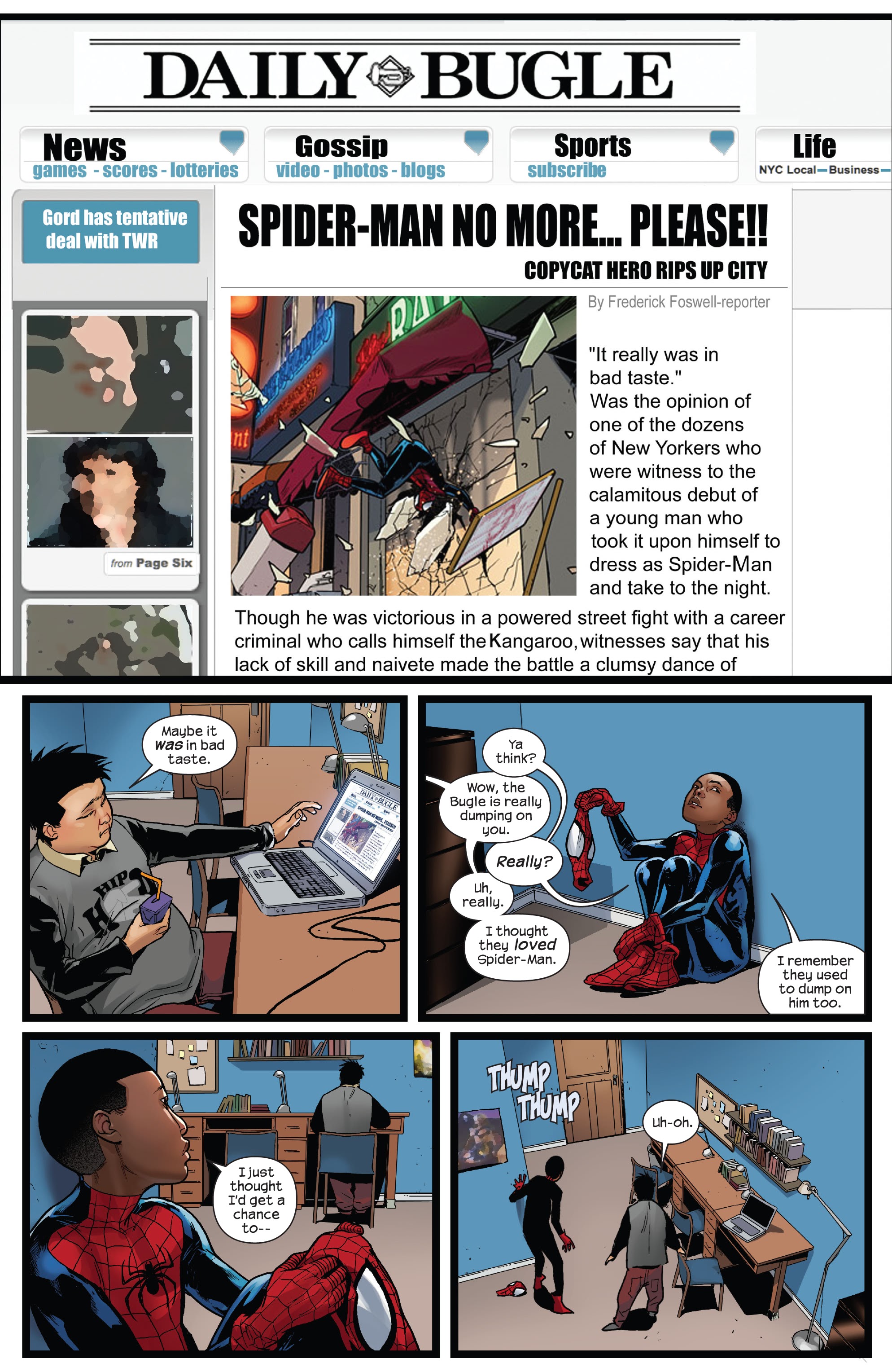 Read online Miles Morales: Marvel Tales comic -  Issue # TPB - 85