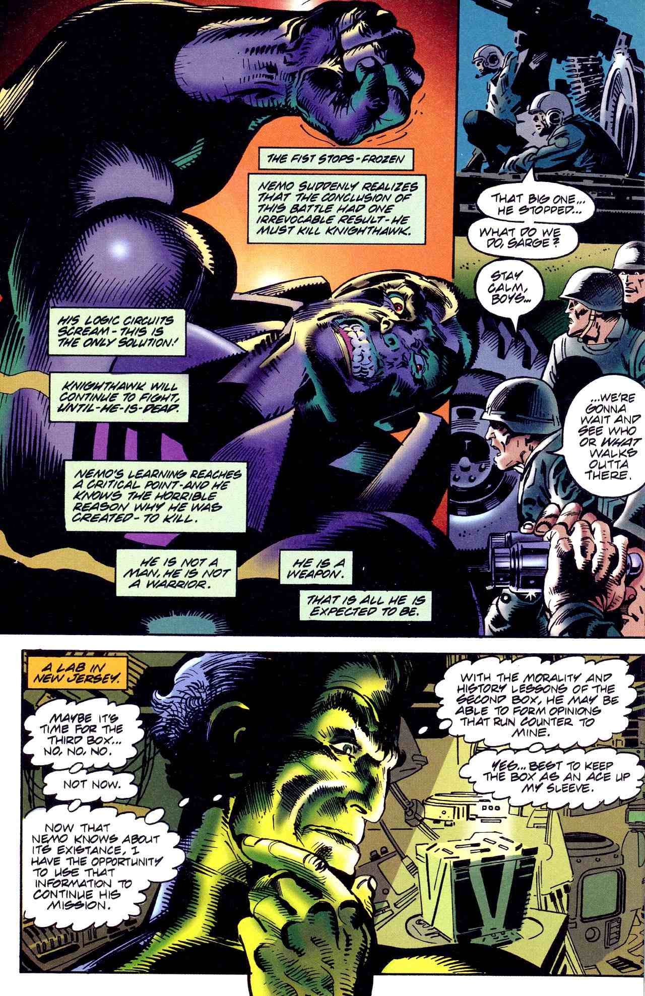Read online Knighthawk comic -  Issue #4 - 22