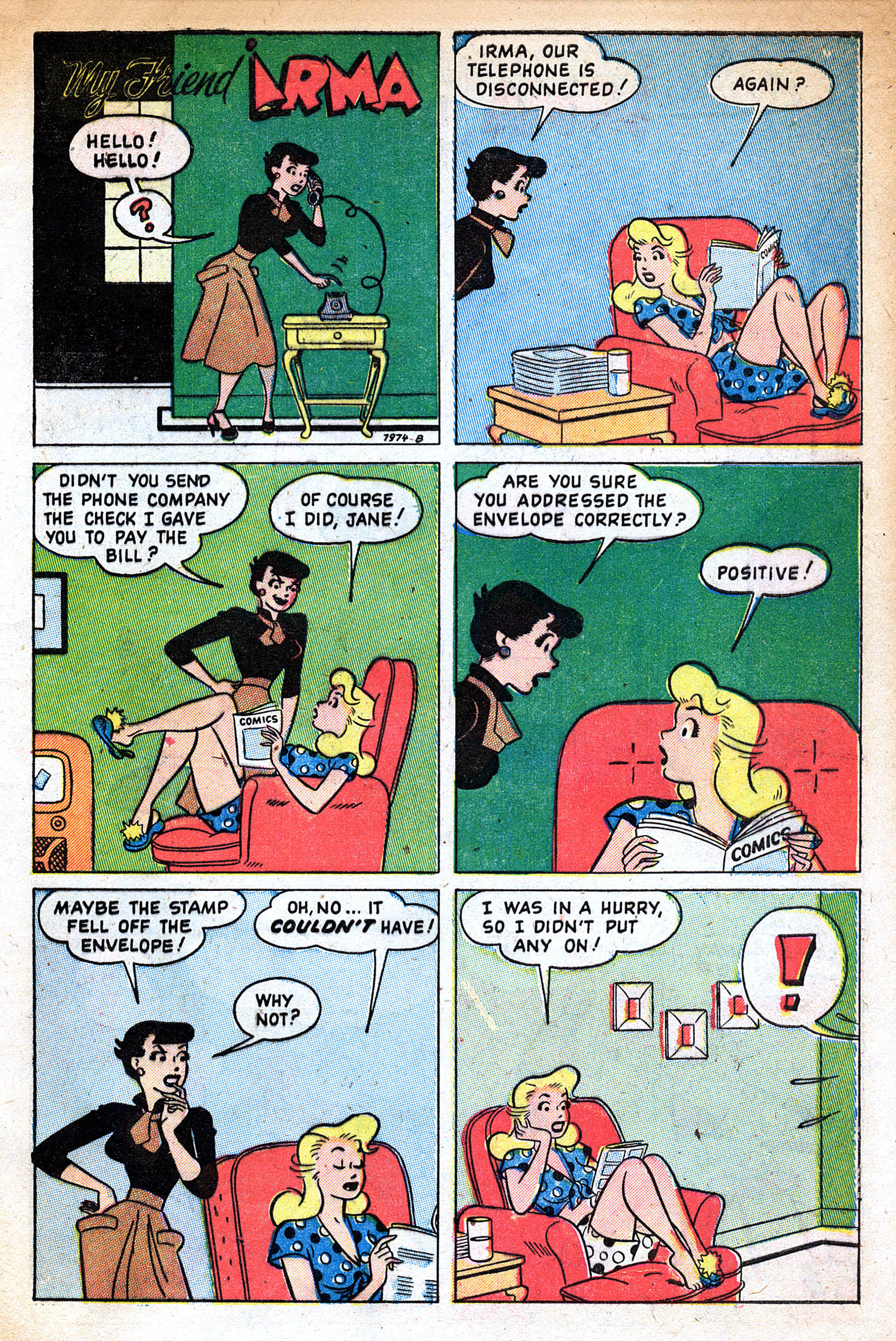 Read online My Friend Irma comic -  Issue #8 - 13
