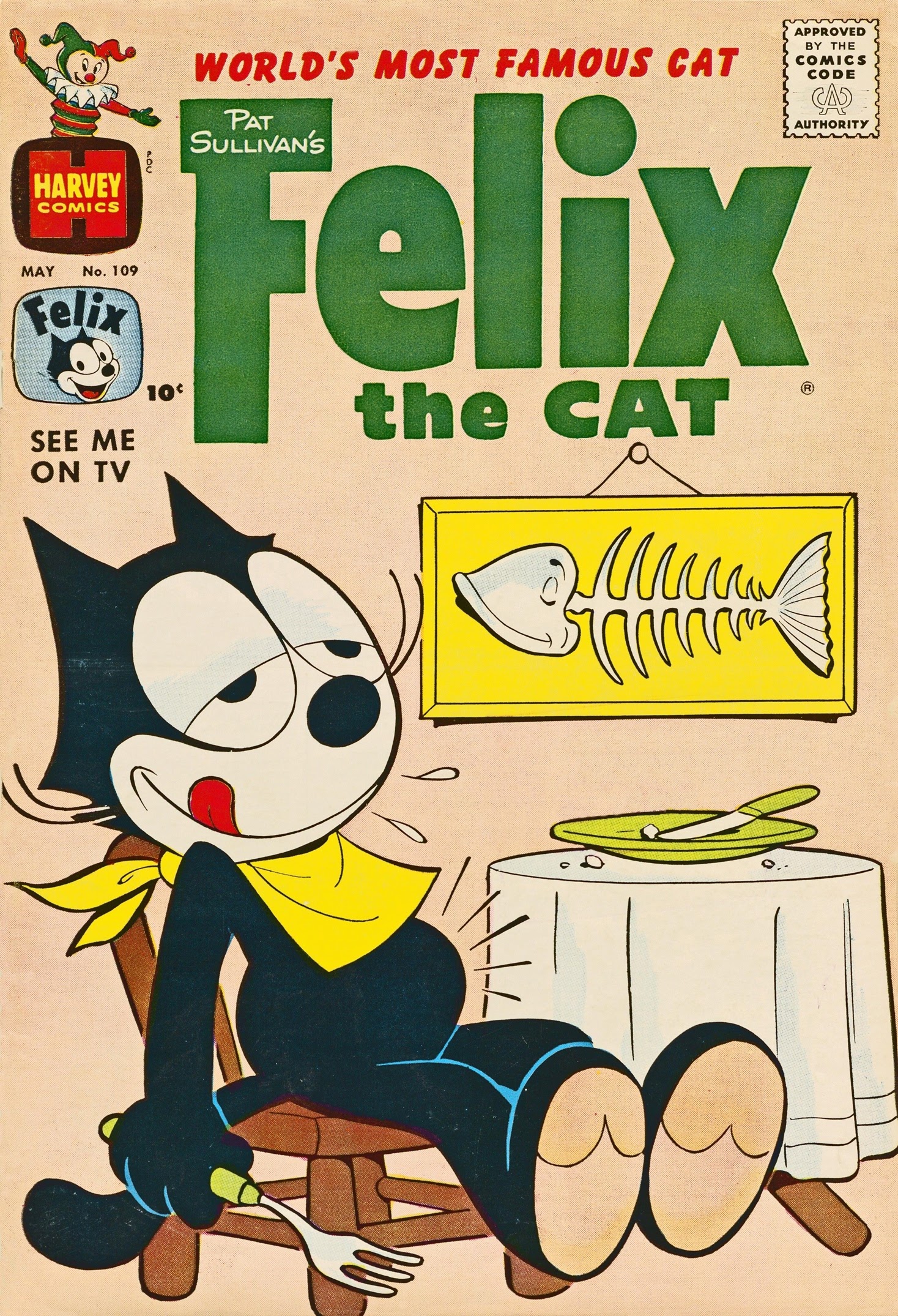 Read online Felix the Cat (1955) comic -  Issue #109 - 1