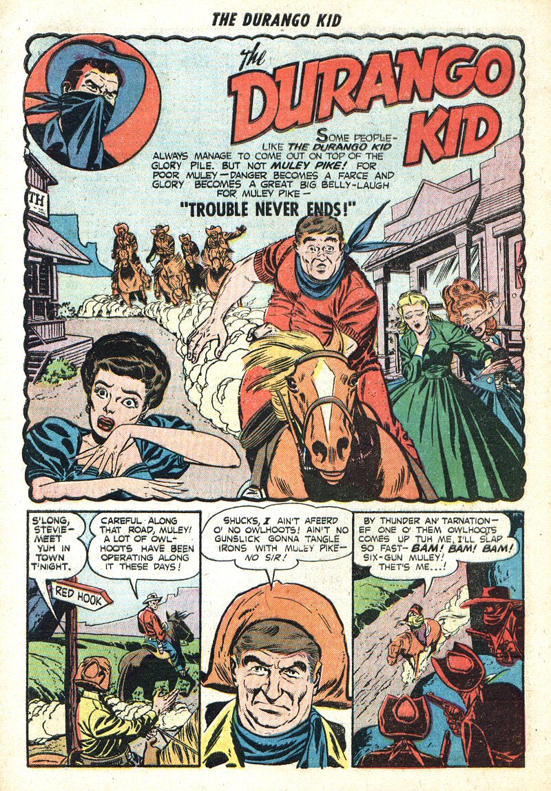 Read online Charles Starrett as The Durango Kid comic -  Issue #17 - 18
