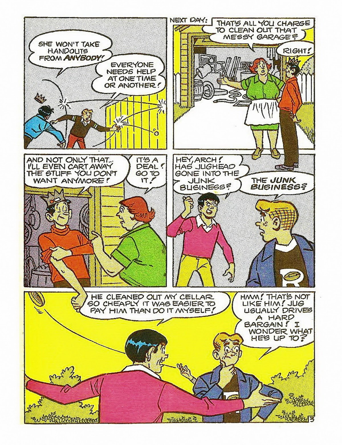 Read online Archie's Double Digest Magazine comic -  Issue #56 - 203