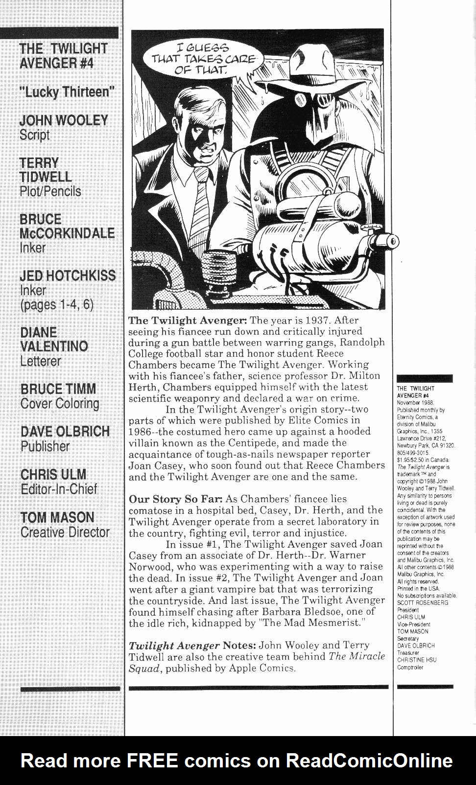 Read online Twilight Avenger comic -  Issue #4 - 2