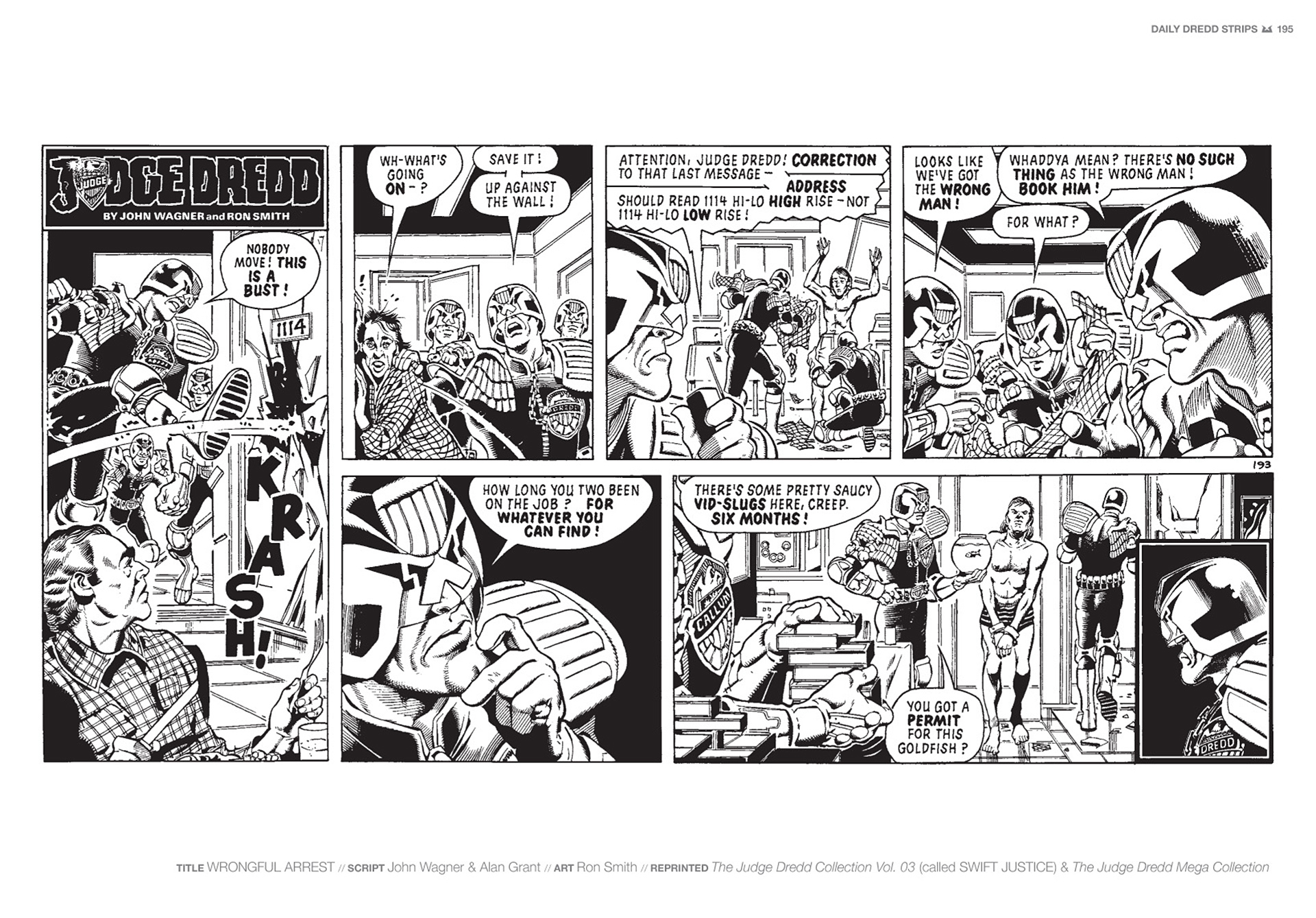 Read online Judge Dredd: The Daily Dredds comic -  Issue # TPB 1 - 198