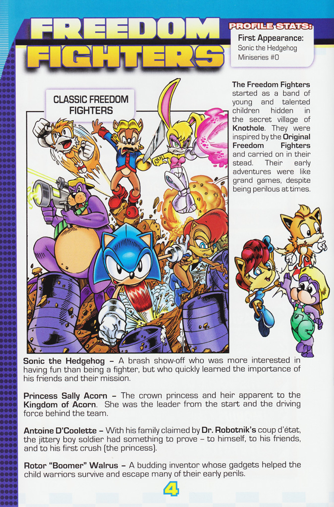 Read online Sonic the Hedgehog: The Complete Sonic Comic Encyclopedia comic -  Issue # TPB - 6