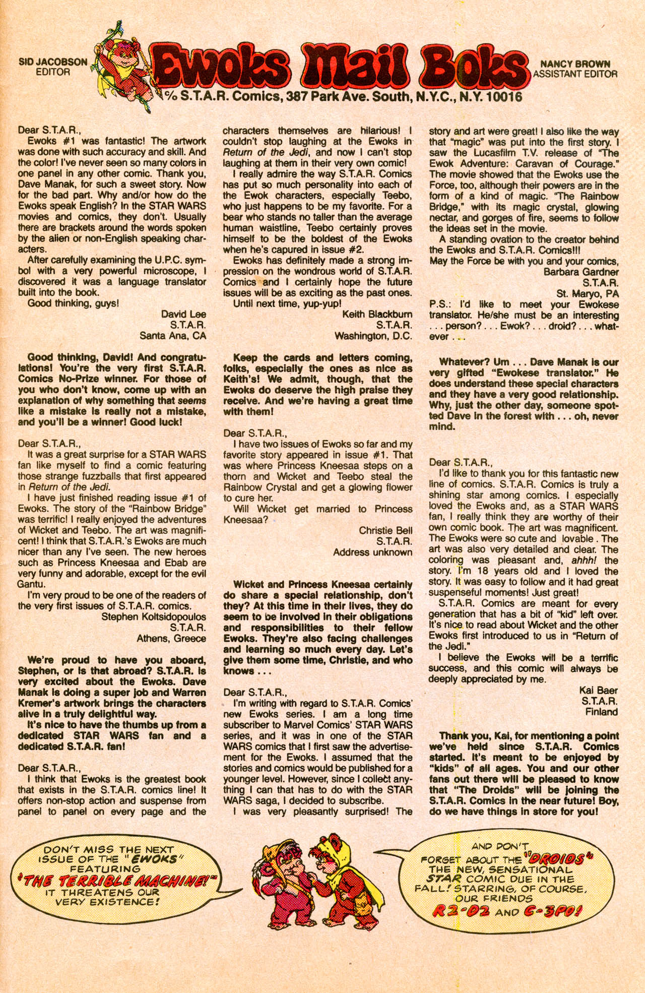 Read online Ewoks (1987) comic -  Issue #4 - 33