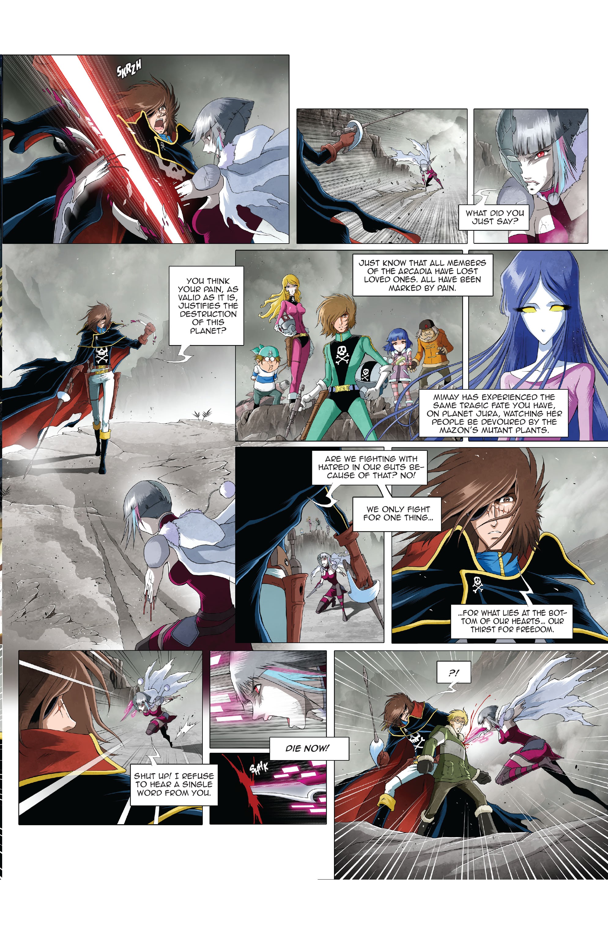 Read online Space Pirate Captain Harlock comic -  Issue #6 - 18