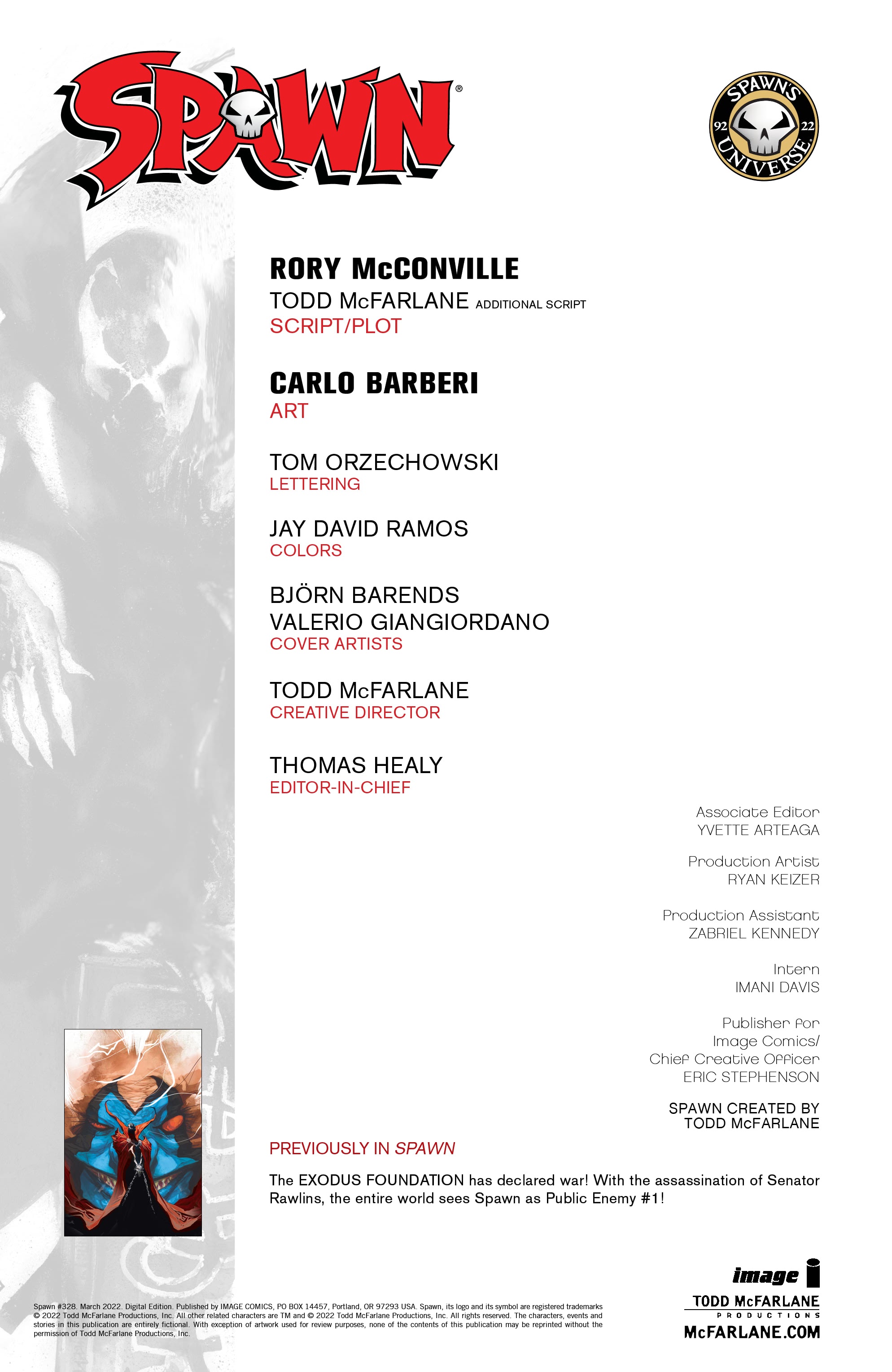 Read online Spawn comic -  Issue #328 - 3