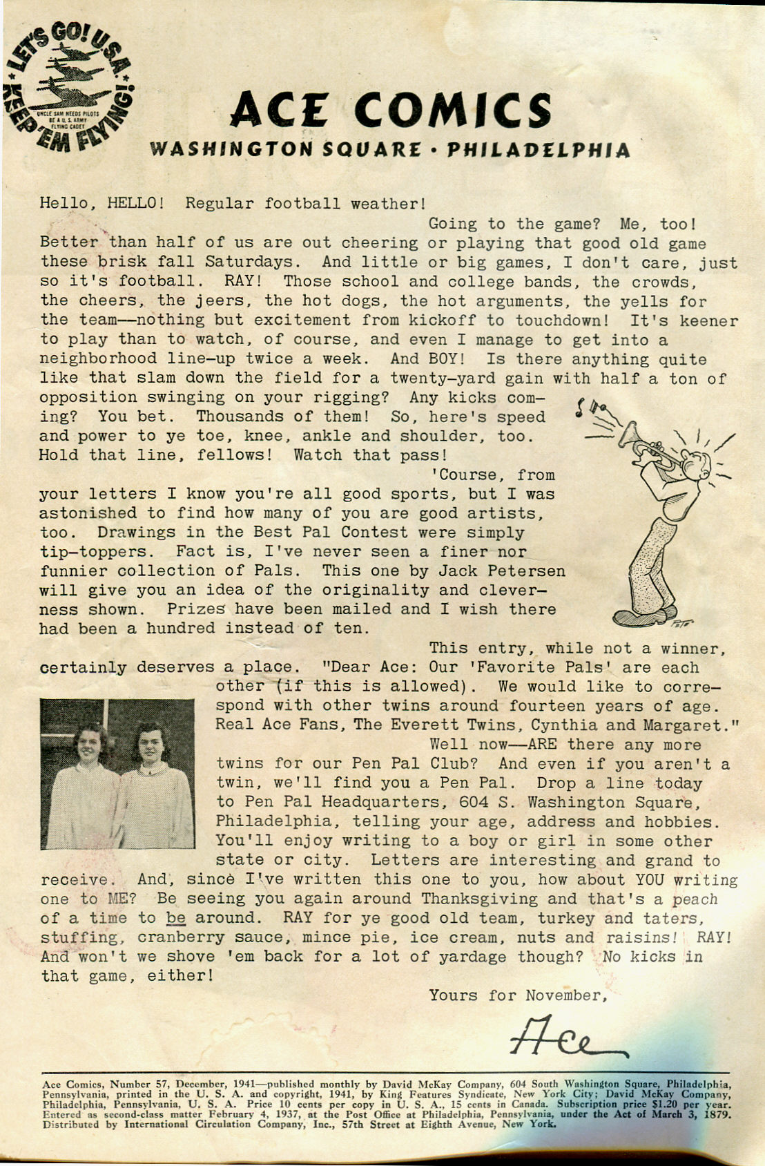 Read online Ace Comics comic -  Issue #57 - 2