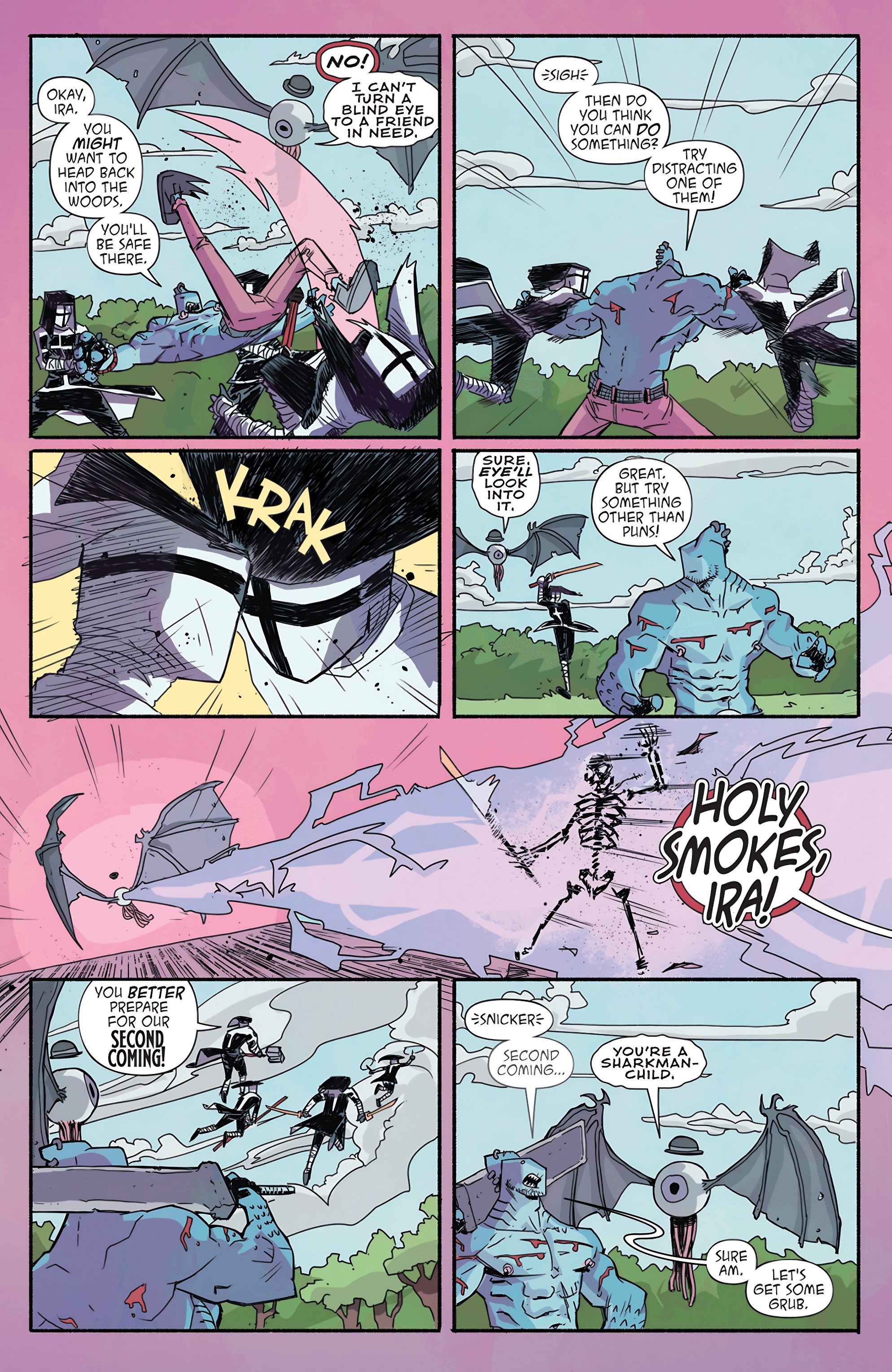 Read online Metalshark Bro: What the Fin? comic -  Issue # TPB - 34