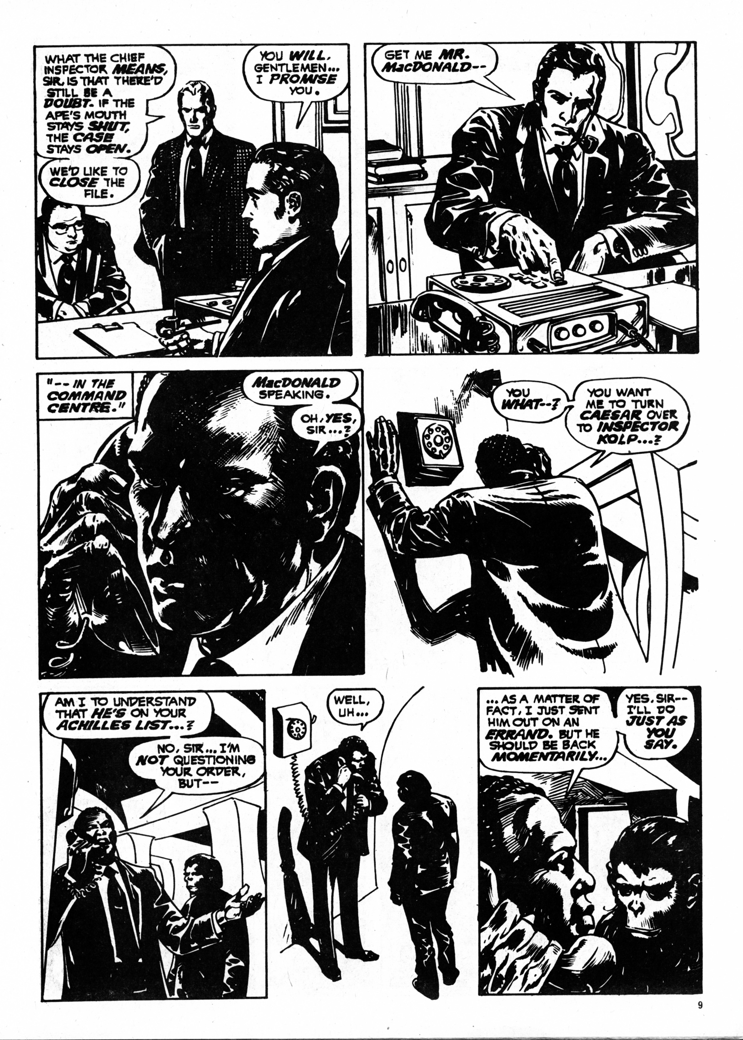 Read online Planet of the Apes (1974) comic -  Issue #70 - 9