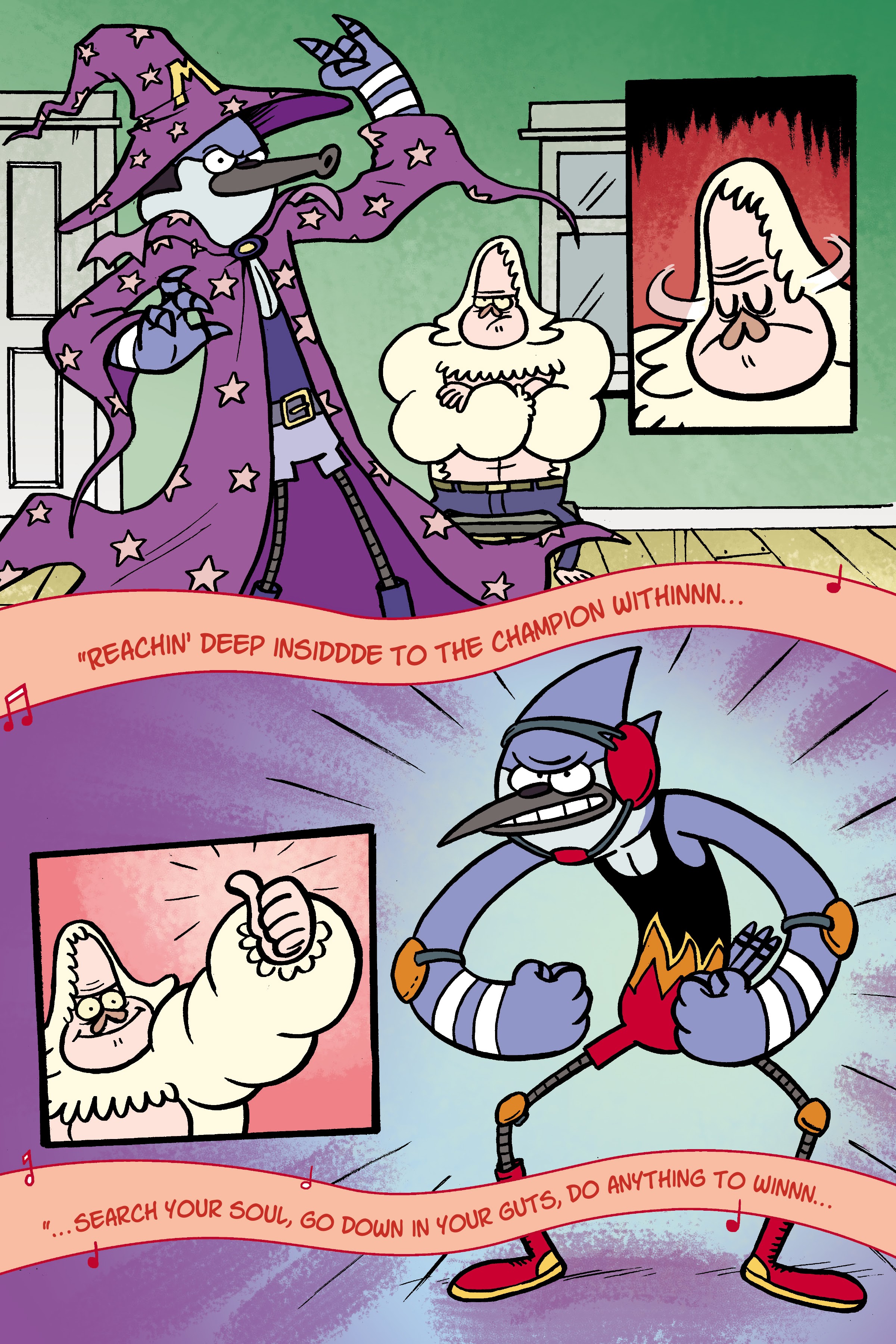 Read online Regular Show: Wrasslesplosion comic -  Issue # TPB - 18