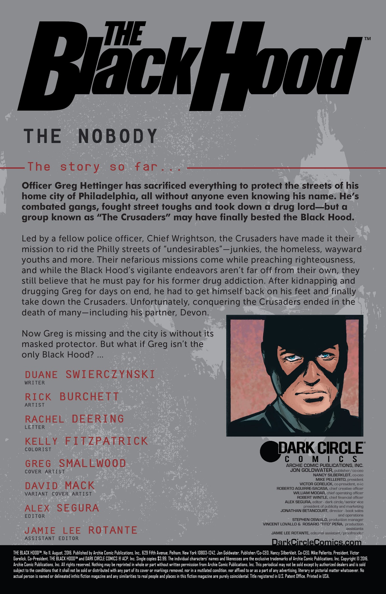 Read online The Black Hood (2015) comic -  Issue #11 - 2