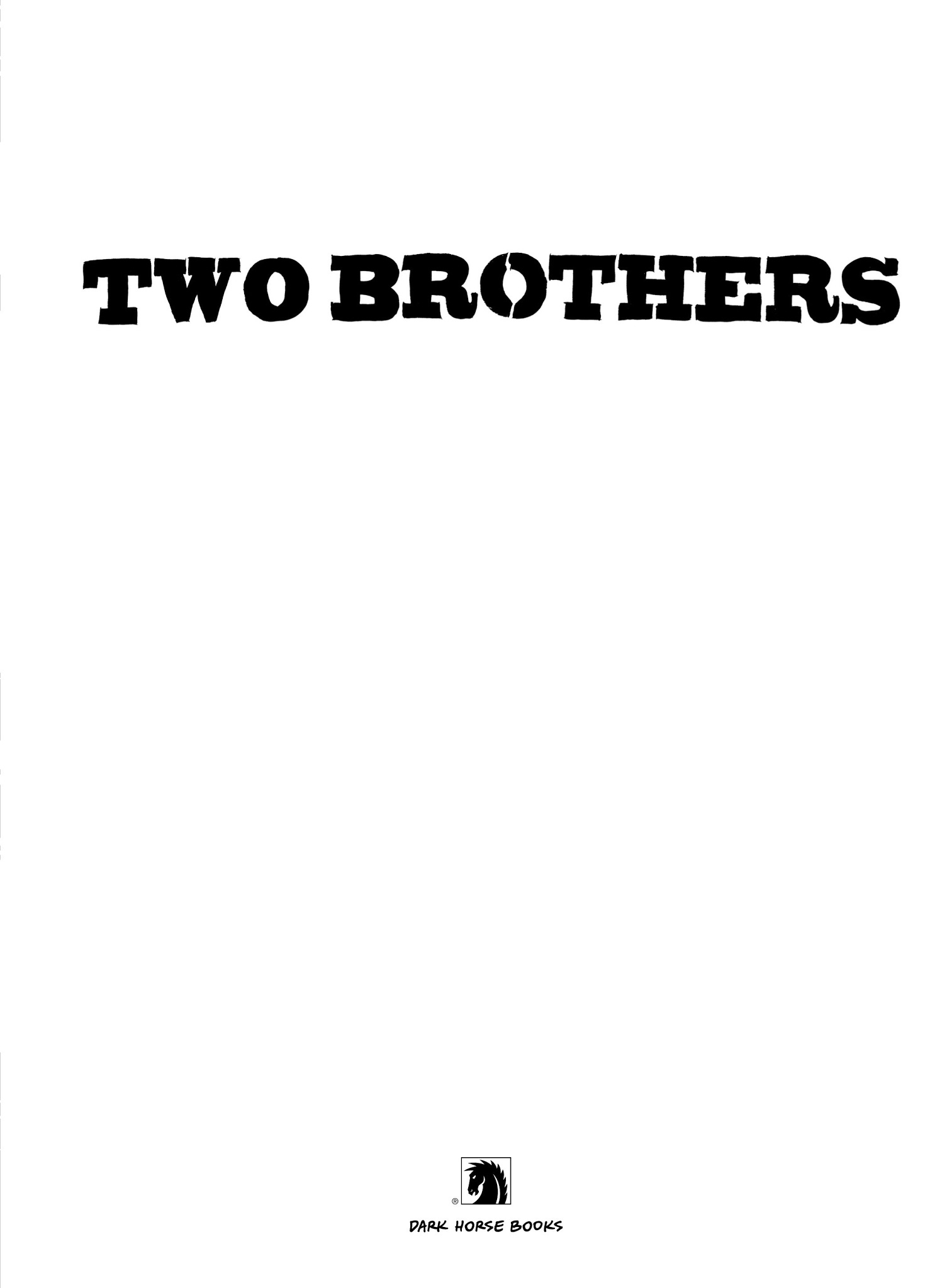 Read online Two Brothers comic -  Issue # TPB - 3
