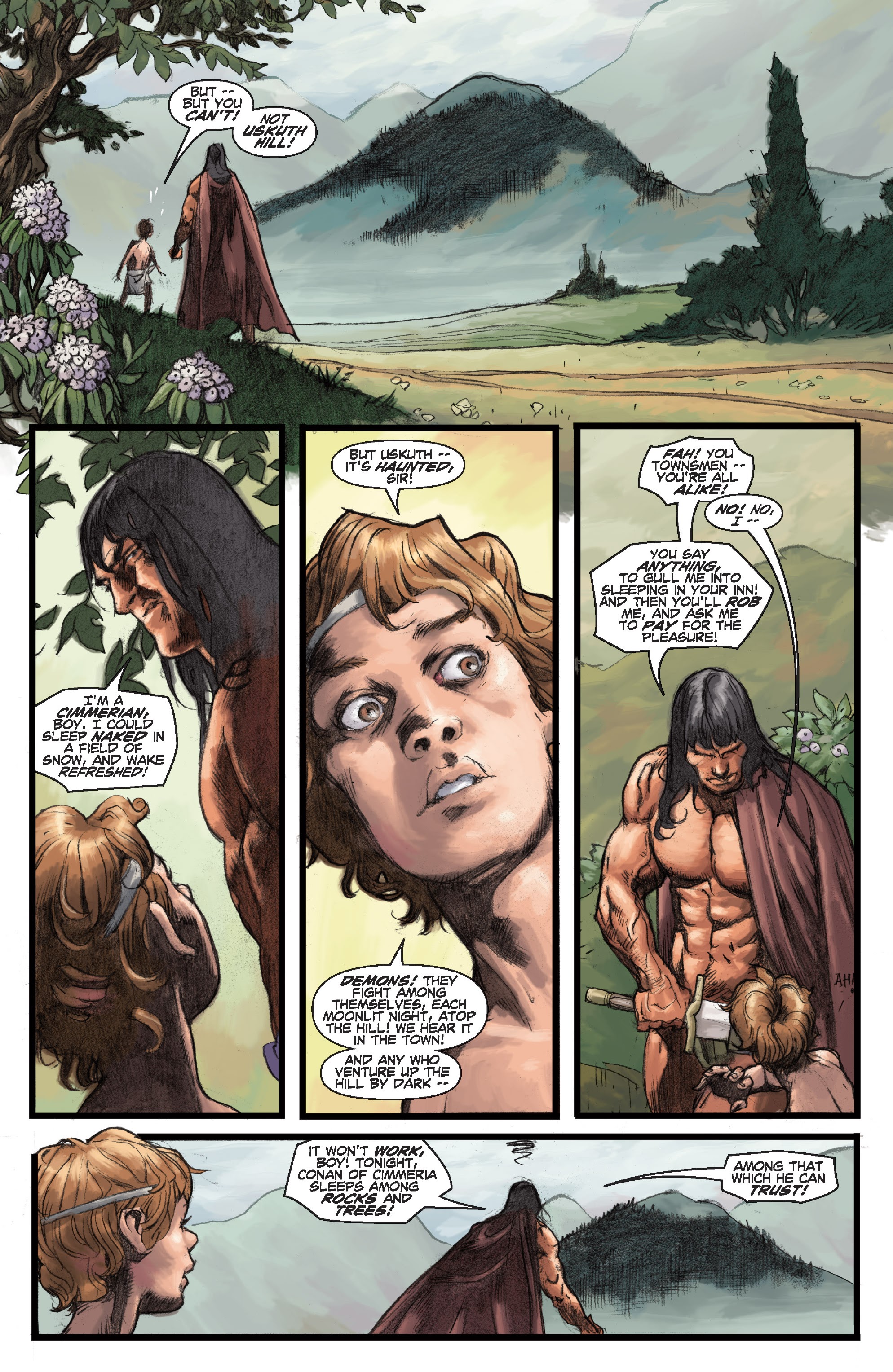 Read online Conan Chronicles Epic Collection comic -  Issue # TPB Out of the Darksome Hills (Part 4) - 73