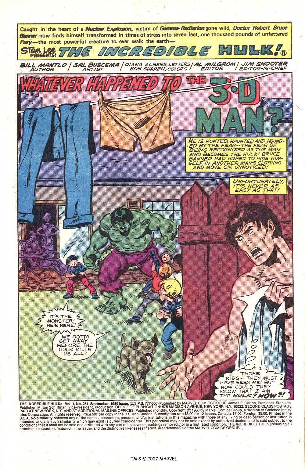 Read online The Incredible Hulk (1968) comic -  Issue #251 - 3