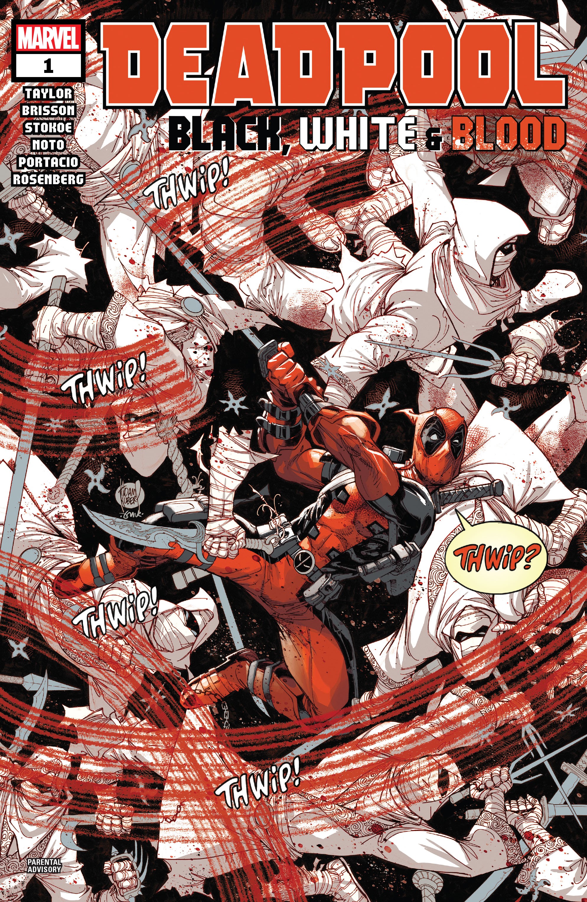 Read online Deadpool: Black, White & Blood comic -  Issue #1 - 1