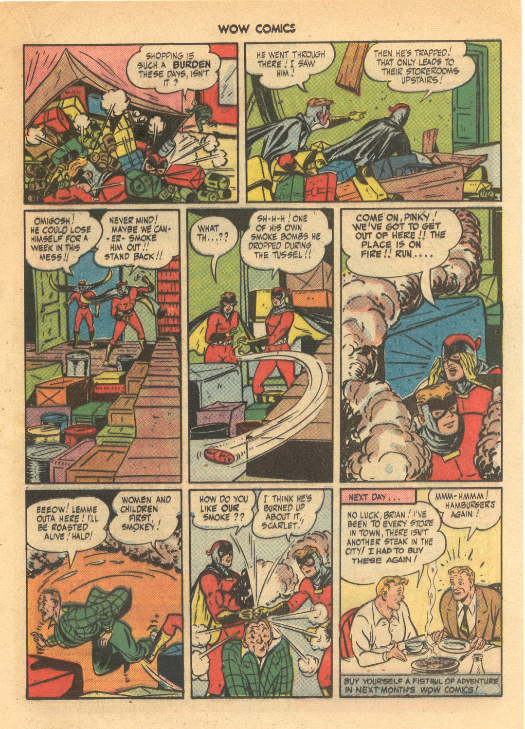 Read online Wow Comics comic -  Issue #33 - 17