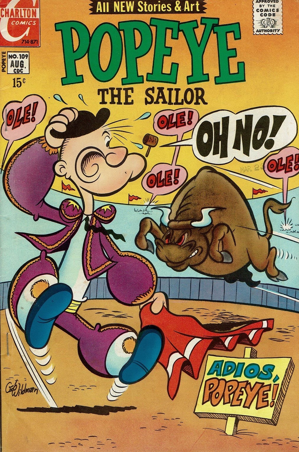 Read online Popeye (1948) comic -  Issue #109 - 1