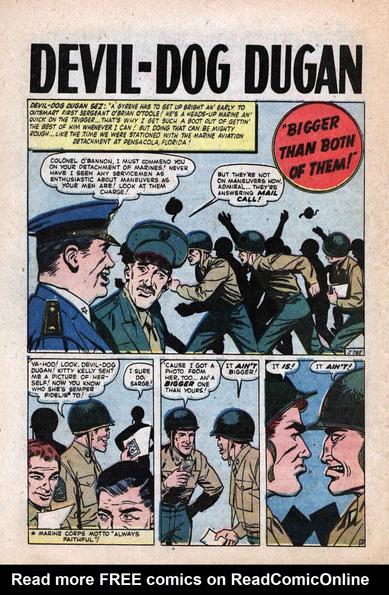 Read online Devil Dog Dugan comic -  Issue #1 - 16