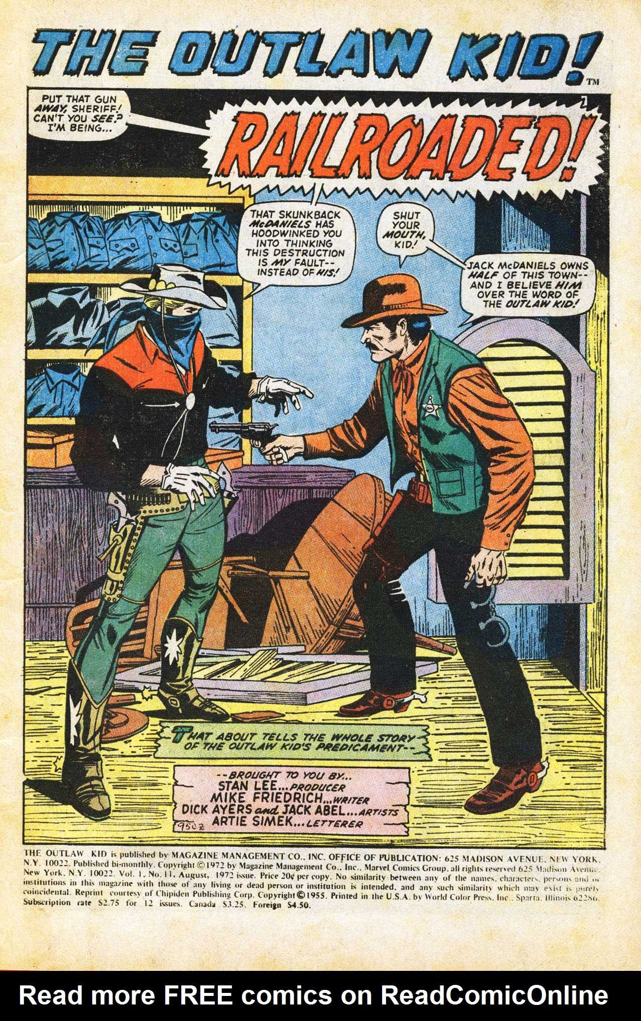 Read online The Outlaw Kid (1970) comic -  Issue #11 - 3
