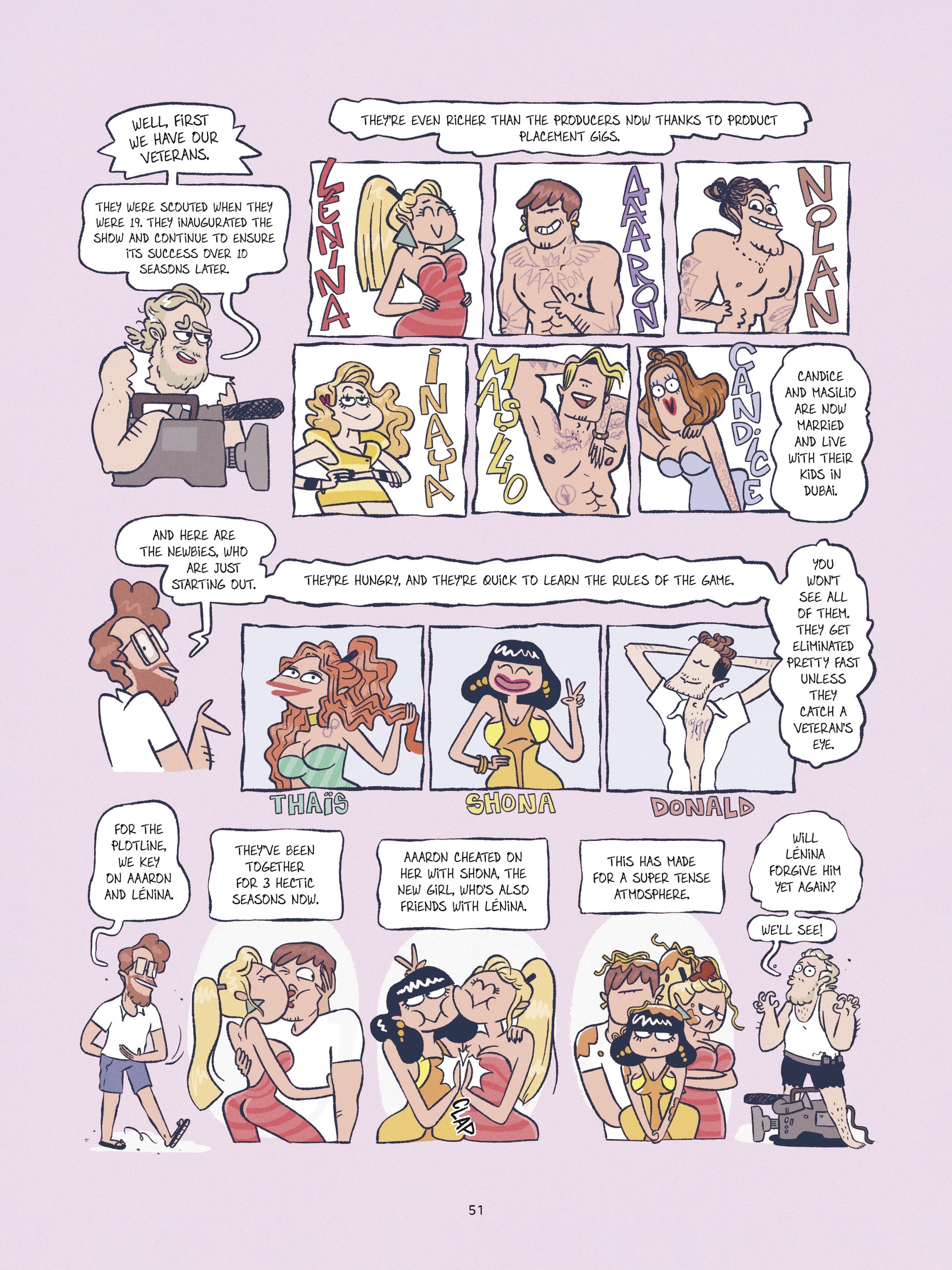 Read online Praising the Surface Behind the Scenes of Reality TV comic -  Issue # TPB - 46