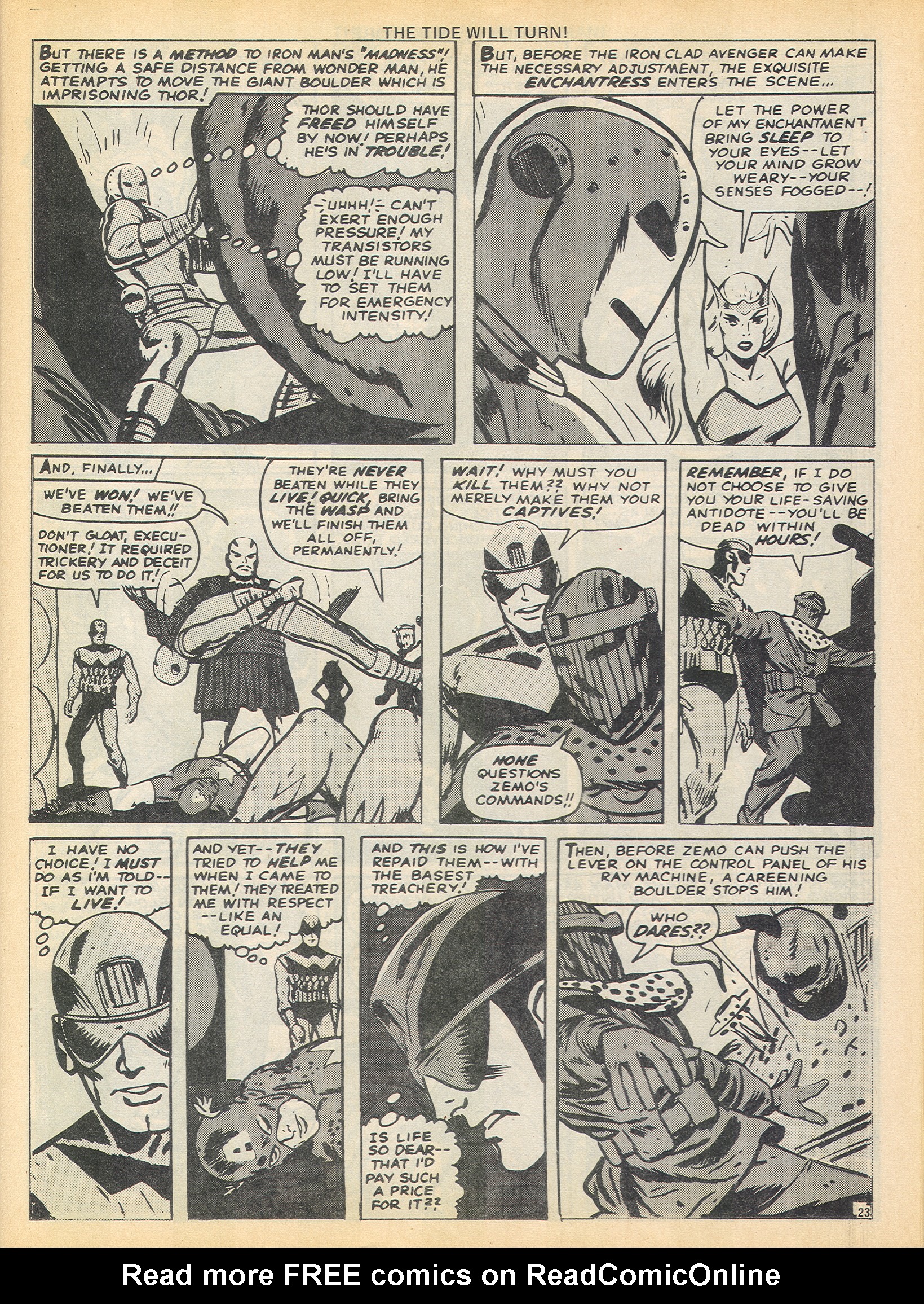 Read online The Avengers (1973) comic -  Issue #6 - 23