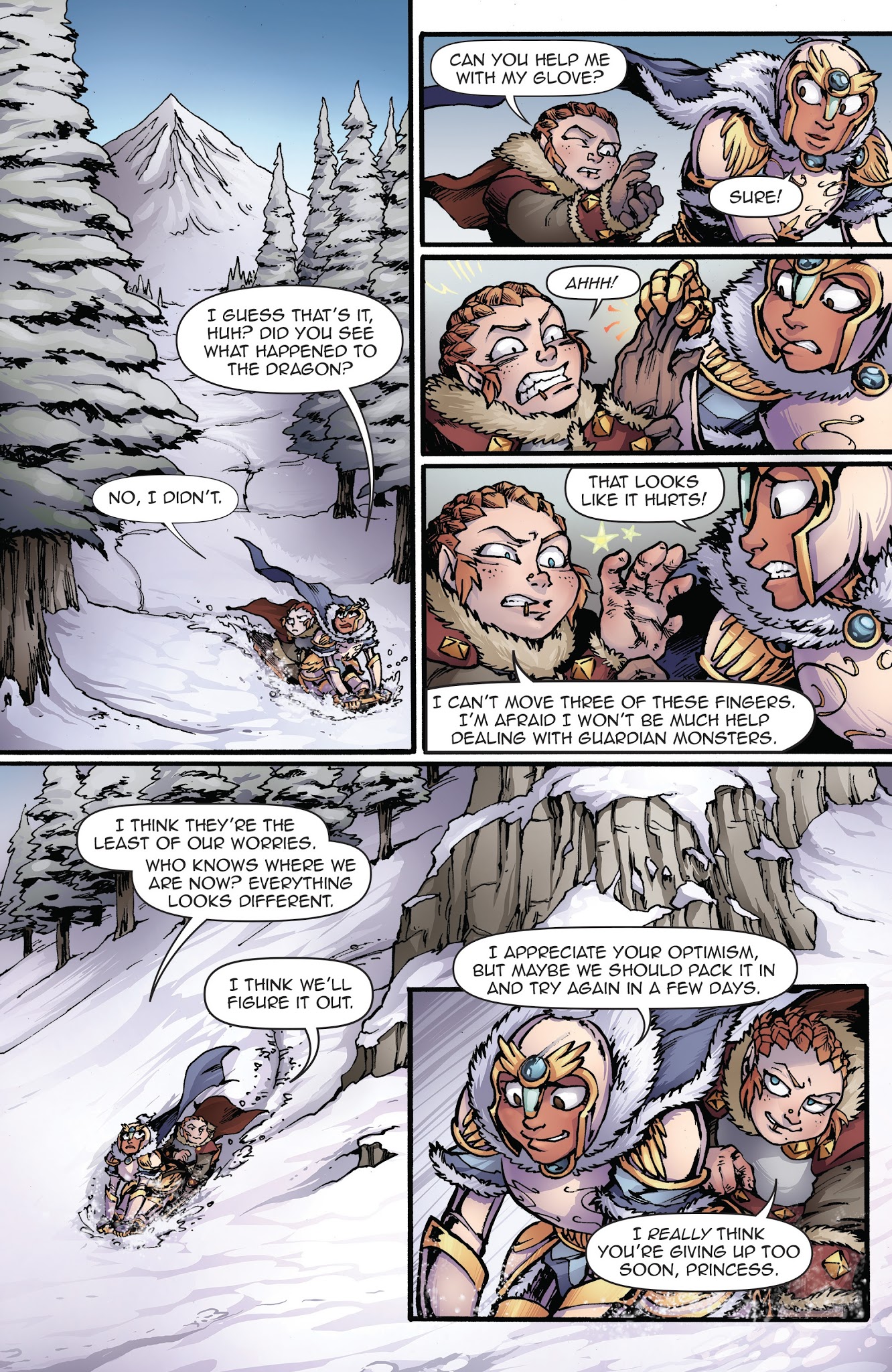 Read online Princeless: Make Yourself (2017) comic -  Issue #1 - 22