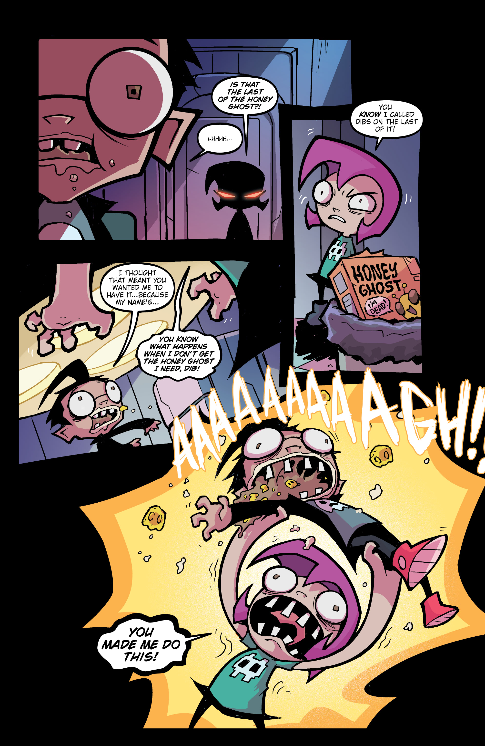 Read online Invader Zim: The Dookie Loop Horror comic -  Issue # Full - 4
