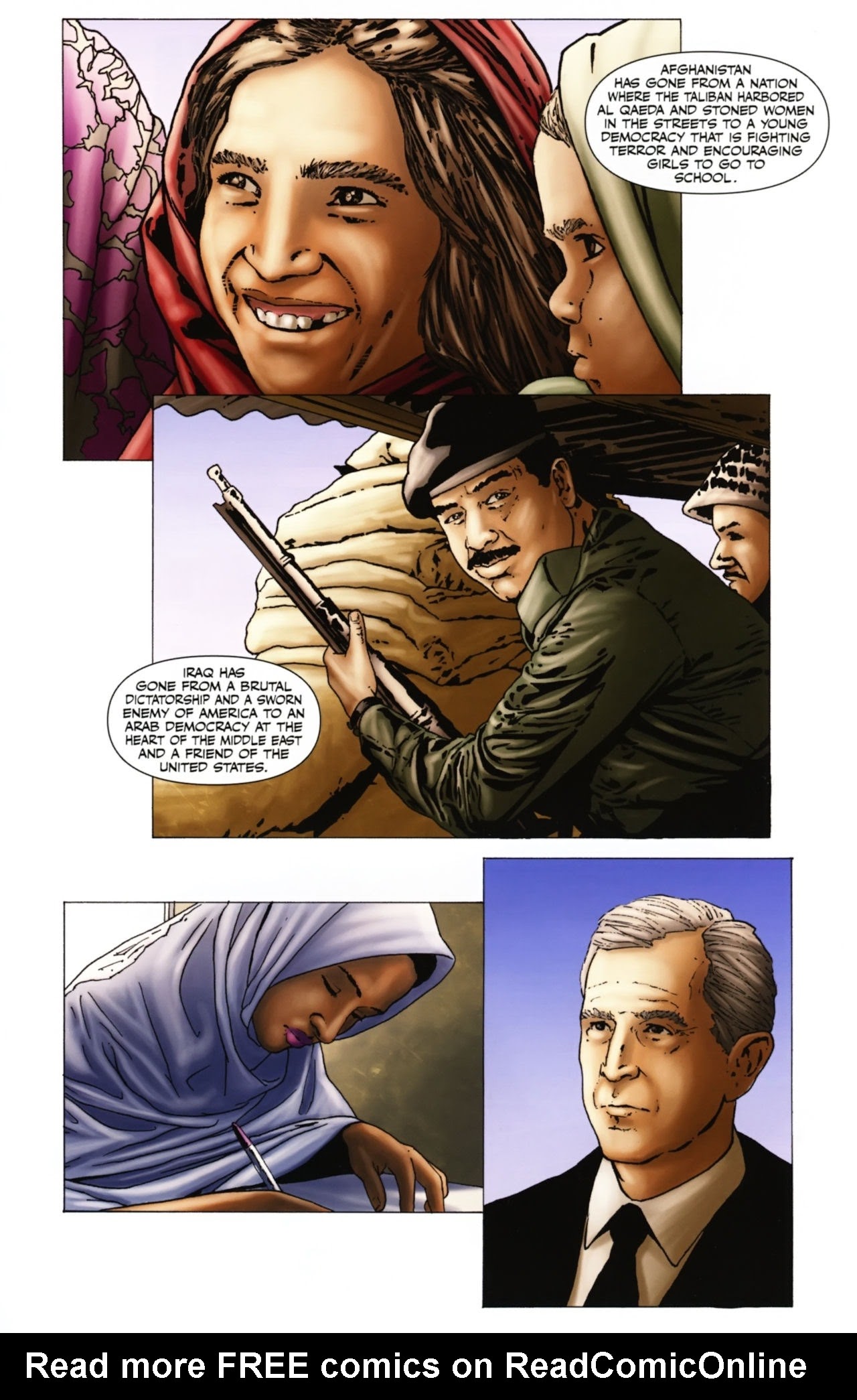 Read online Political Power: George W. Bush comic -  Issue # Full - 11