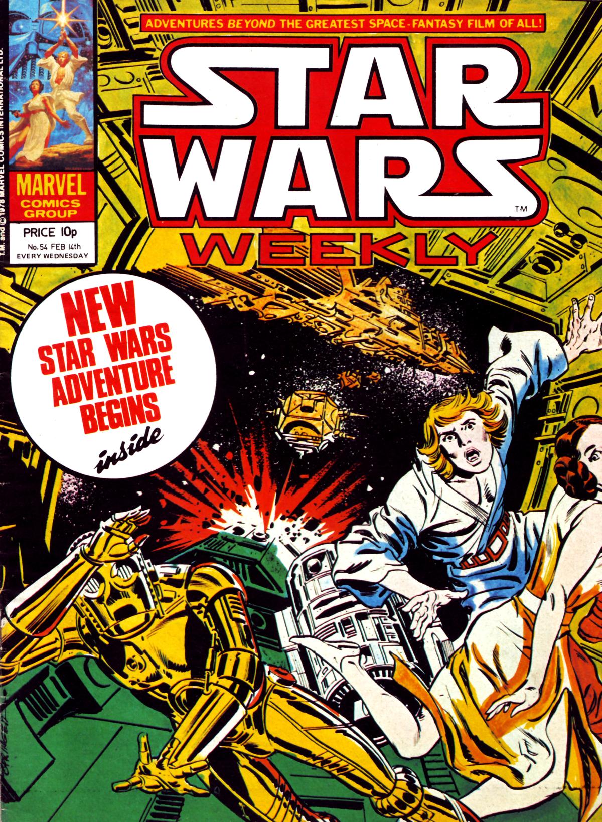Read online Star Wars Weekly comic -  Issue #54 - 1