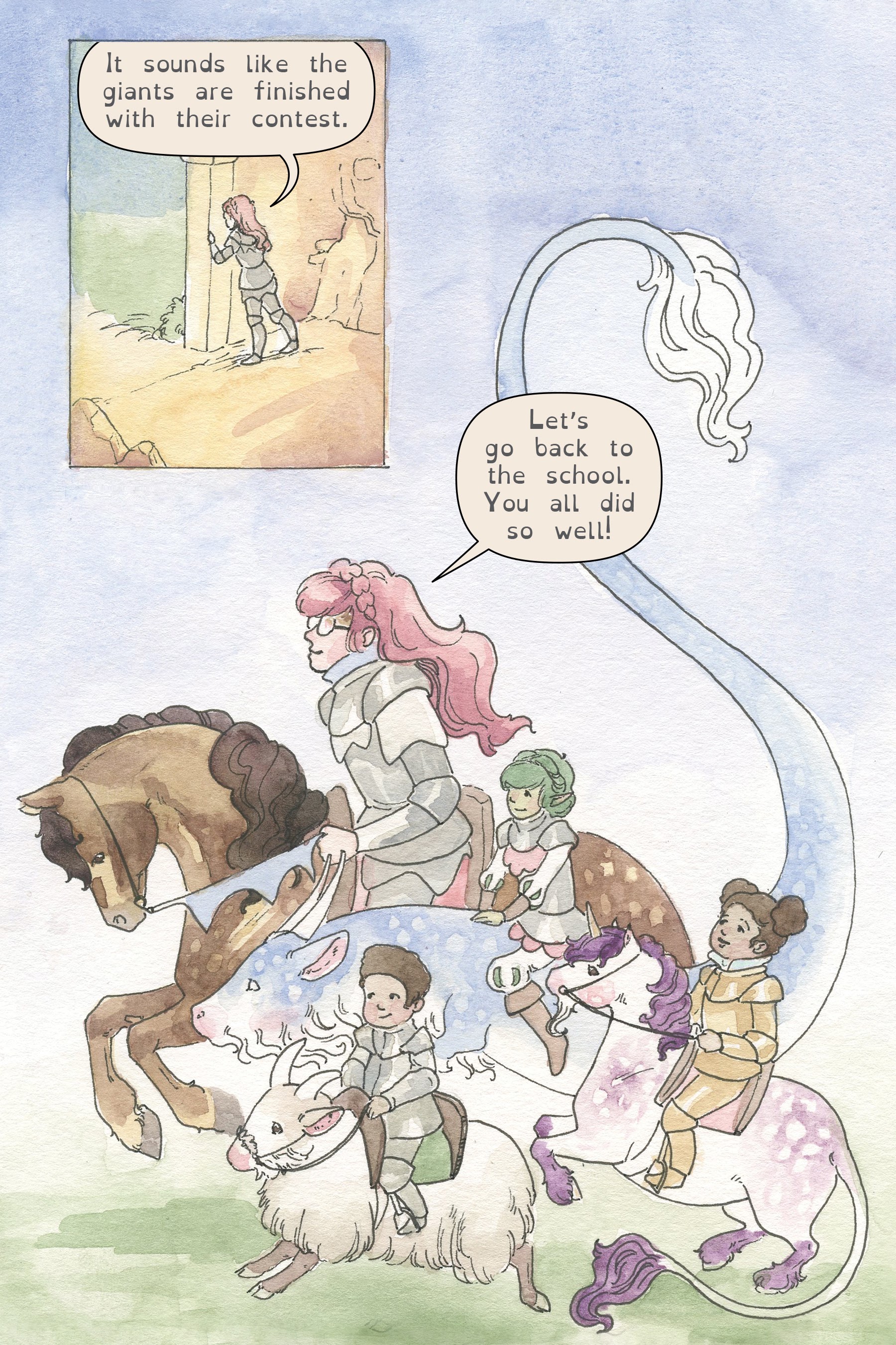 Read online Emiline: Knight in Training comic -  Issue # Full - 38