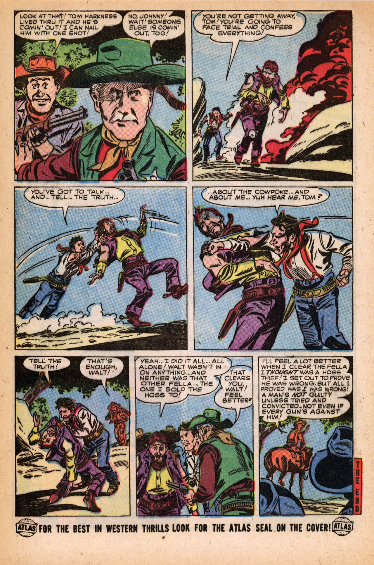 Read online Western Outlaws (1954) comic -  Issue #11 - 8