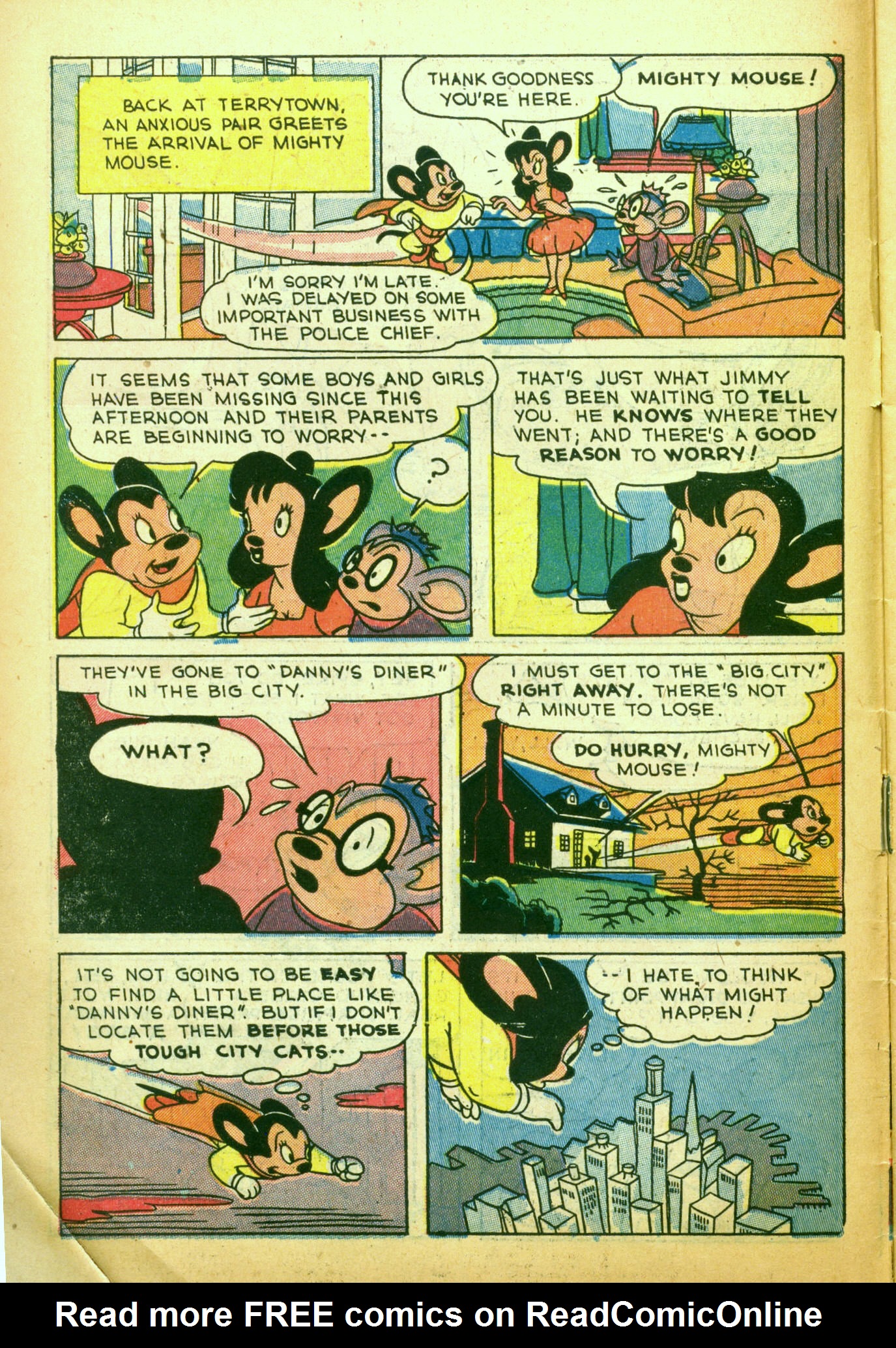 Read online Paul Terry's Mighty Mouse Comics comic -  Issue #39 - 38