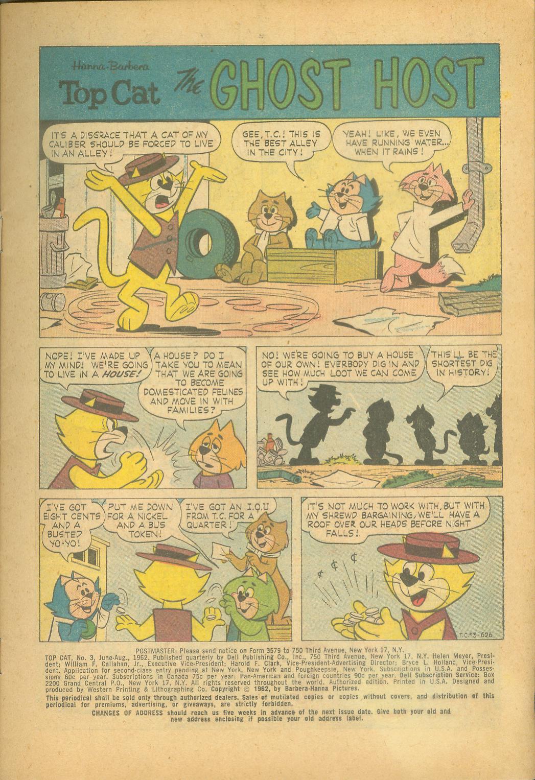 Read online Top Cat (1962) comic -  Issue #3 - 3
