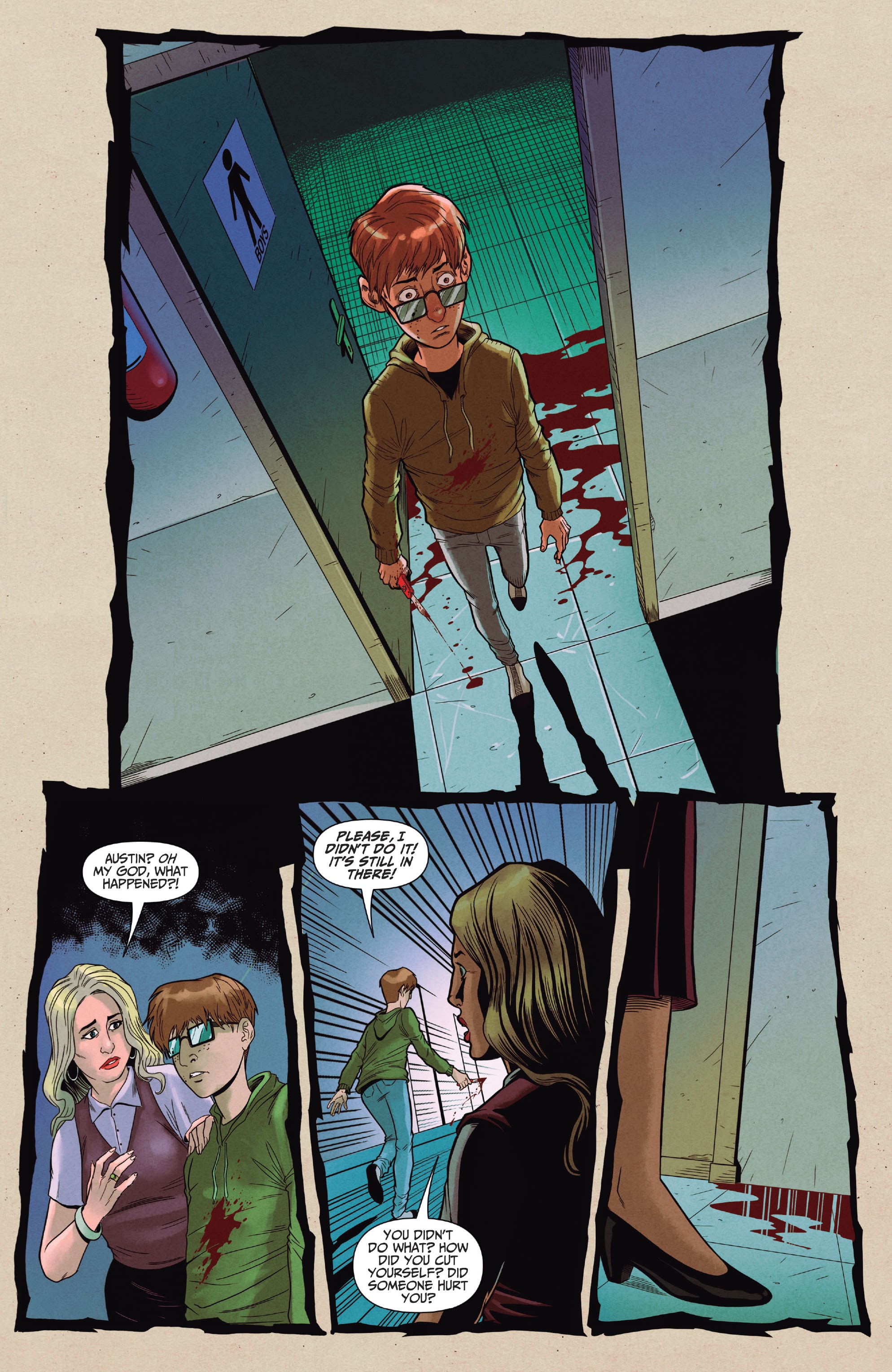 Read online Grimm Tales of Terror Quarterly: Back to School comic -  Issue # Full - 52