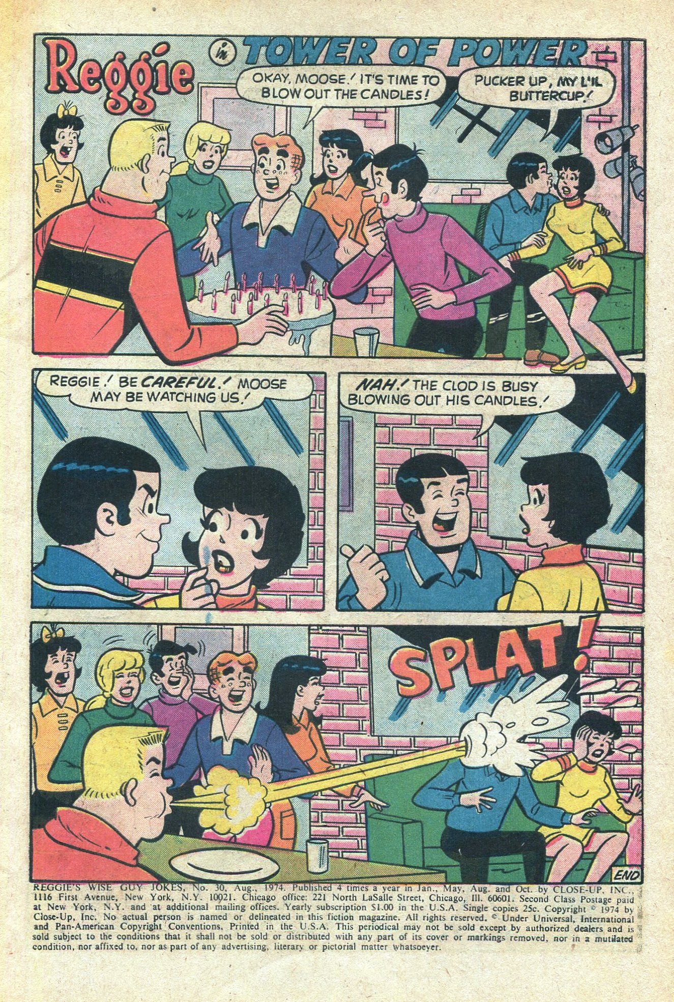 Read online Reggie's Wise Guy Jokes comic -  Issue #30 - 3