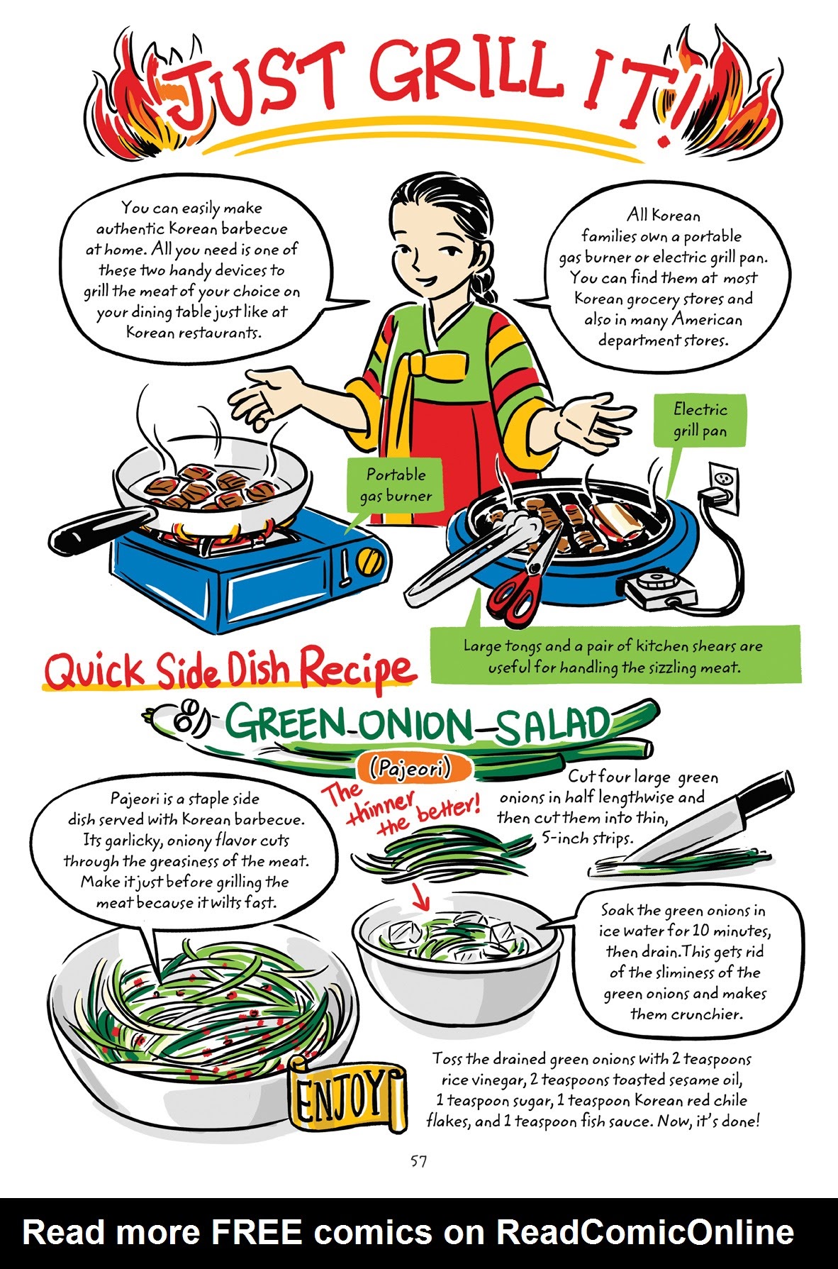 Read online Cook Korean! A Comic Book With Recipes comic -  Issue # TPB (Part 1) - 56
