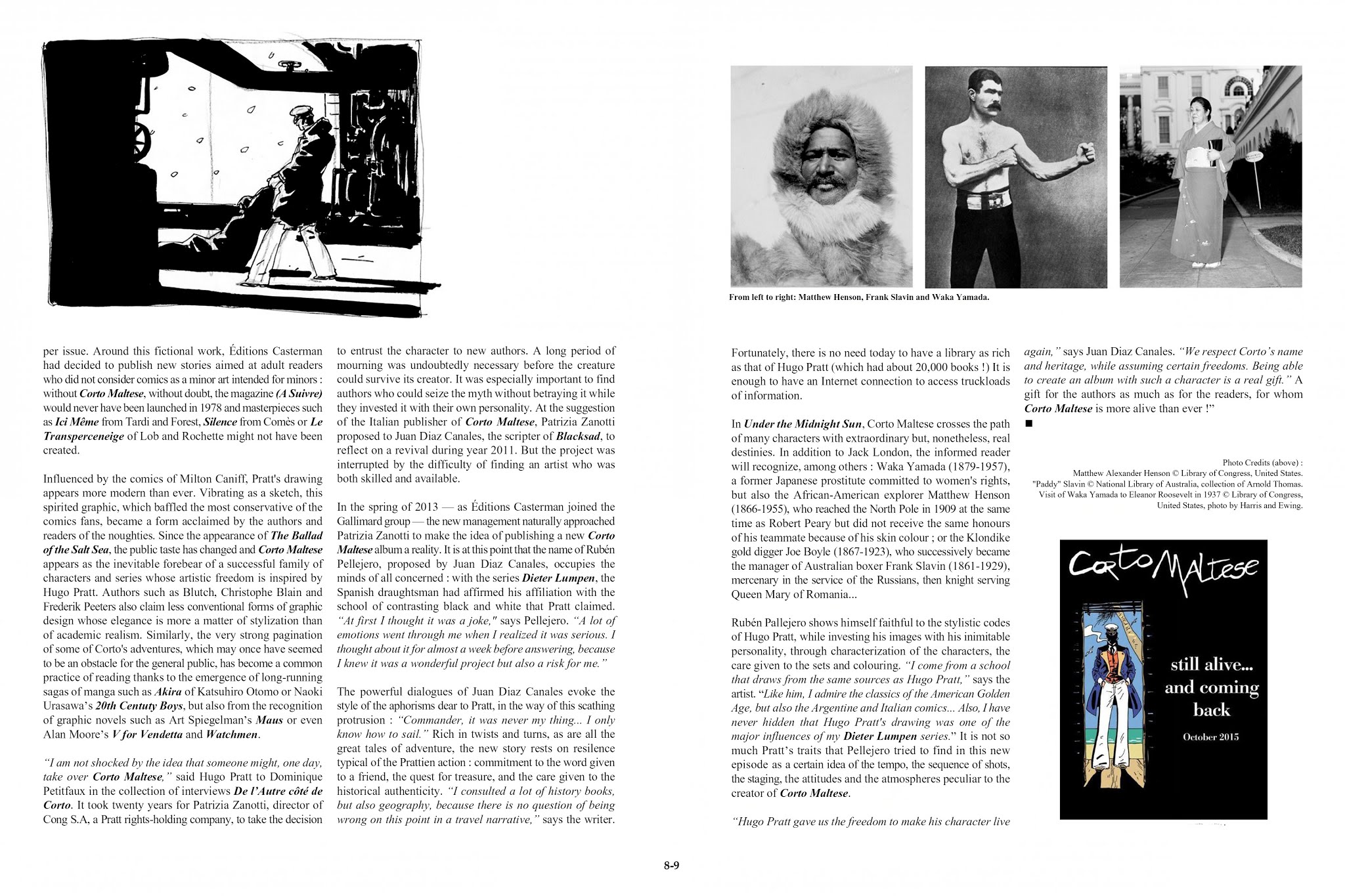 Read online Corto Maltese [FRA] comic -  Issue # TPB 13 - 9