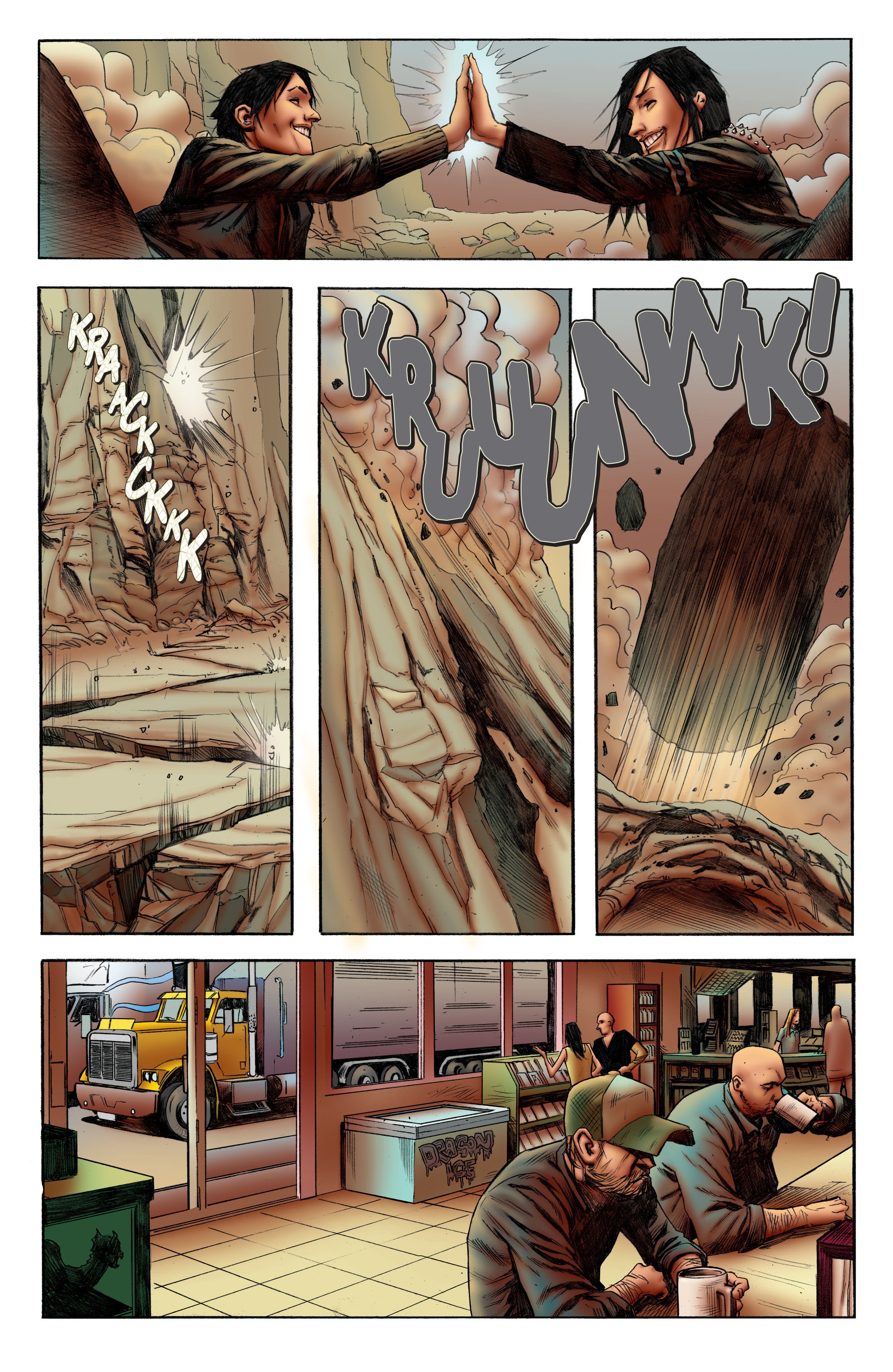 Read online A Town Called Dragon comic -  Issue #2 - 14