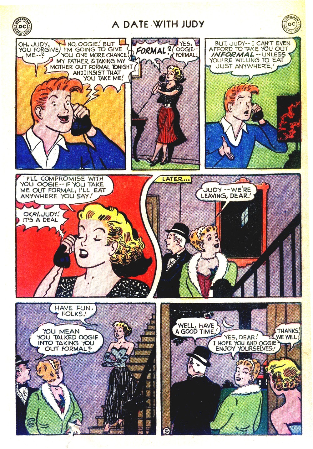 Read online A Date with Judy comic -  Issue #37 - 39