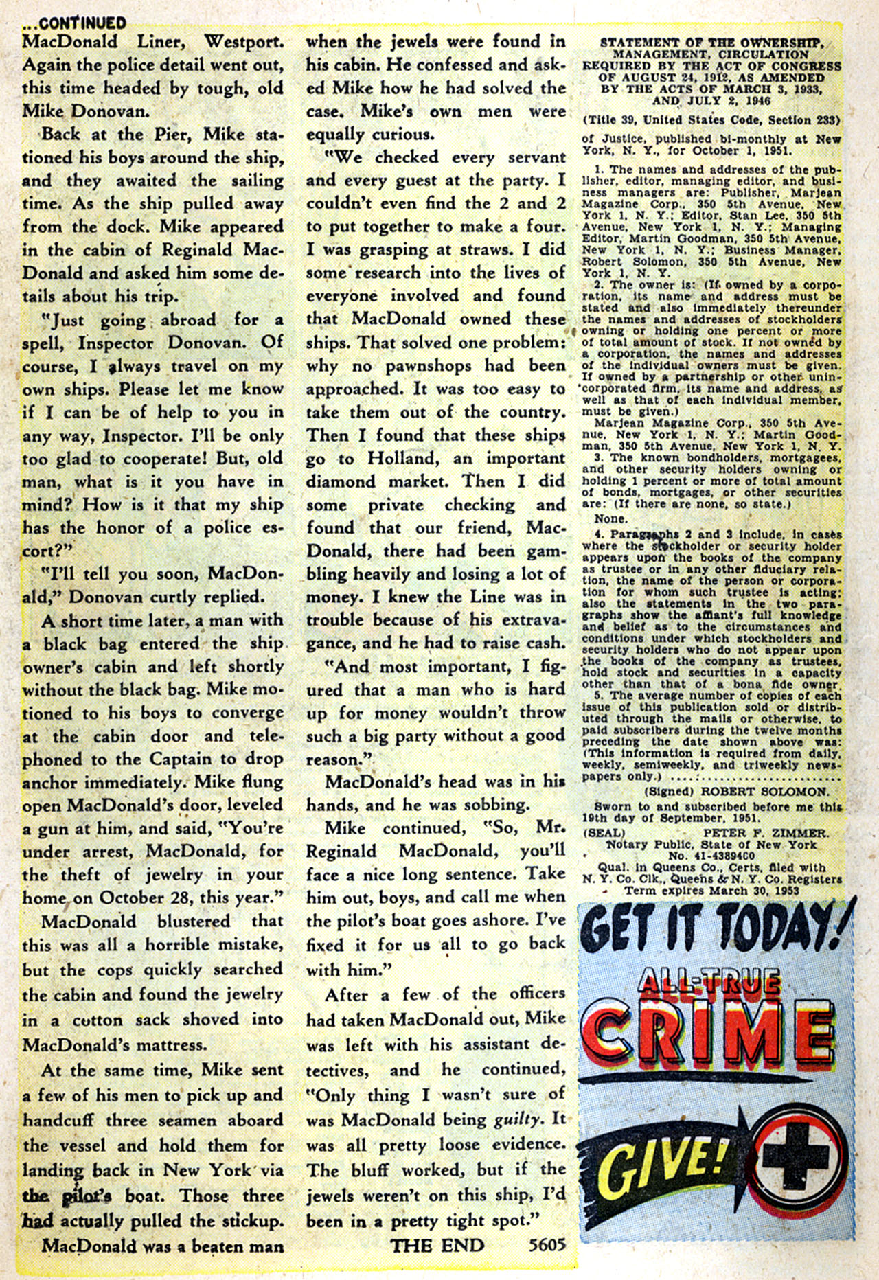 Read online Justice (1947) comic -  Issue #28 - 19