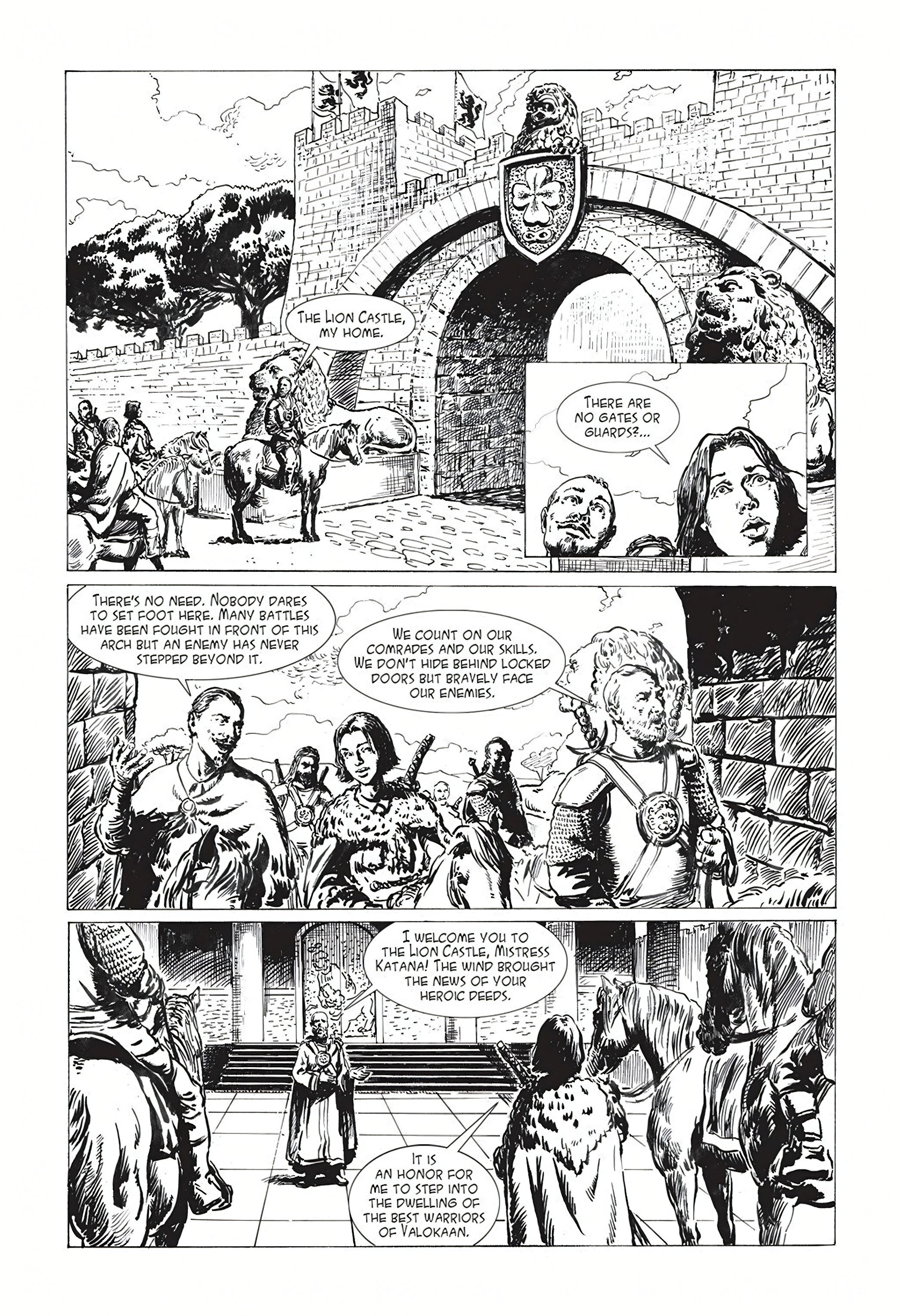 Read online Katana: The Battle for Valokaan comic -  Issue # Full - 14