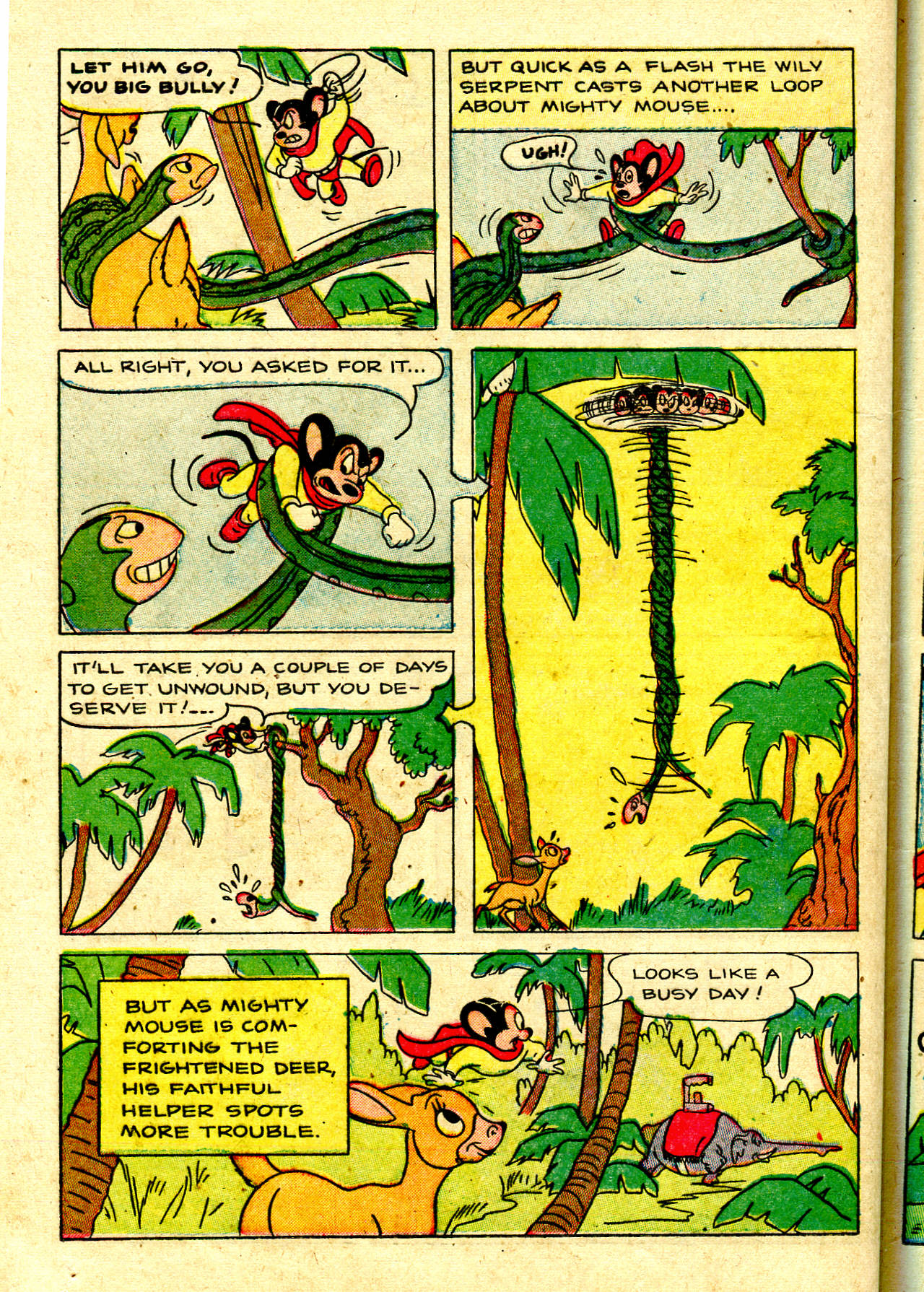 Read online Paul Terry's Mighty Mouse Comics comic -  Issue #42 - 67