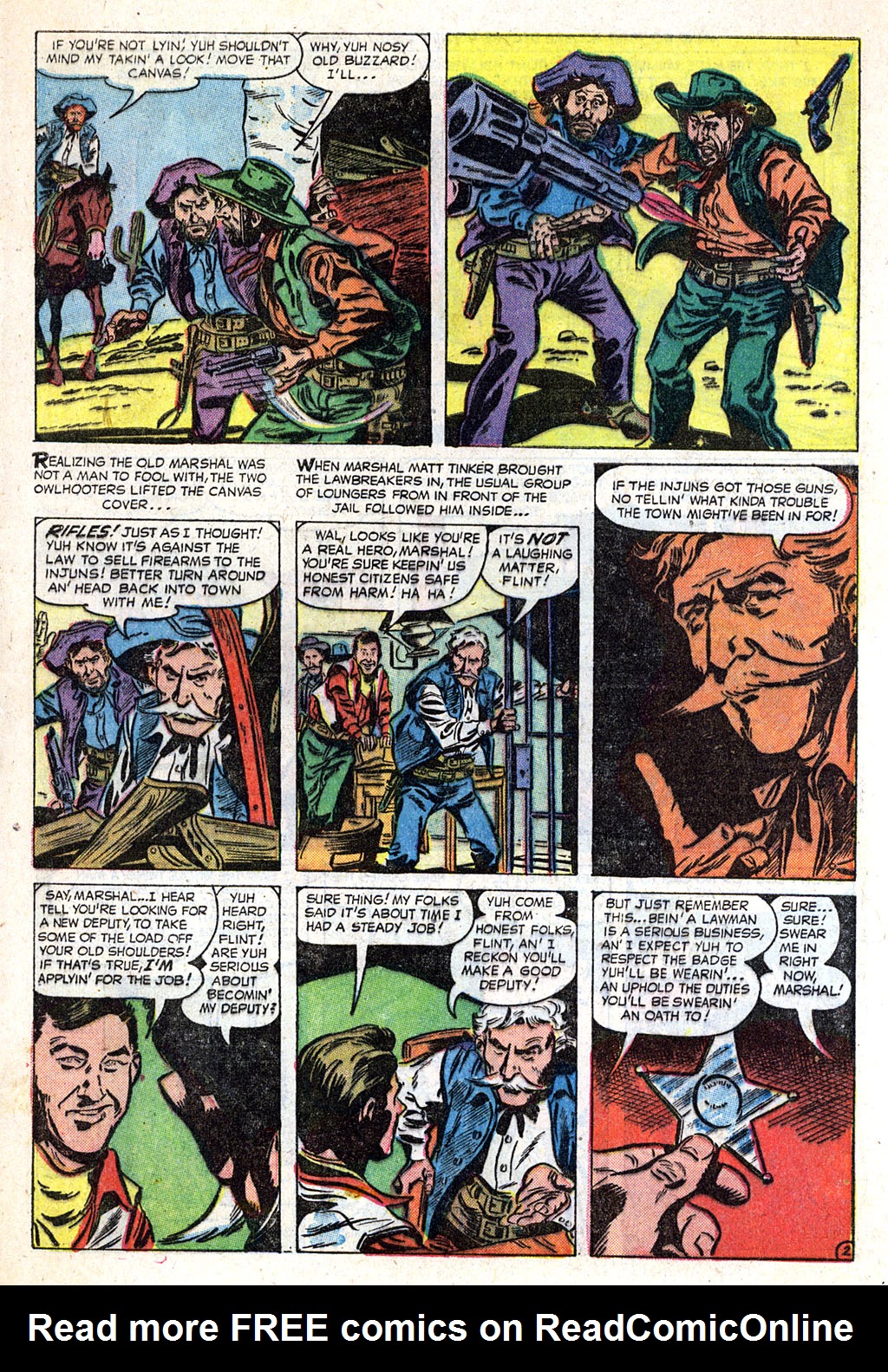 Read online Western Outlaws (1954) comic -  Issue #10 - 29
