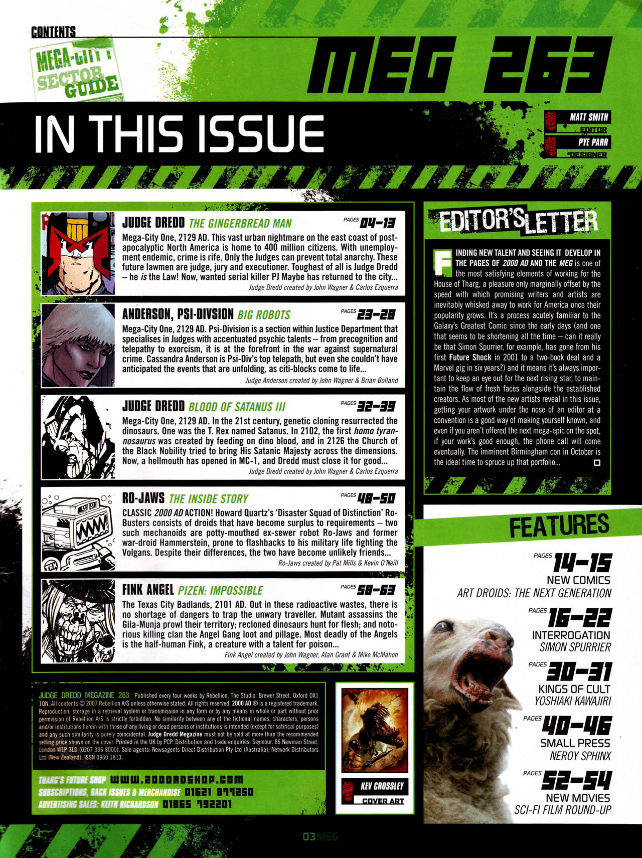 Read online Judge Dredd Megazine (Vol. 5) comic -  Issue #263 - 3