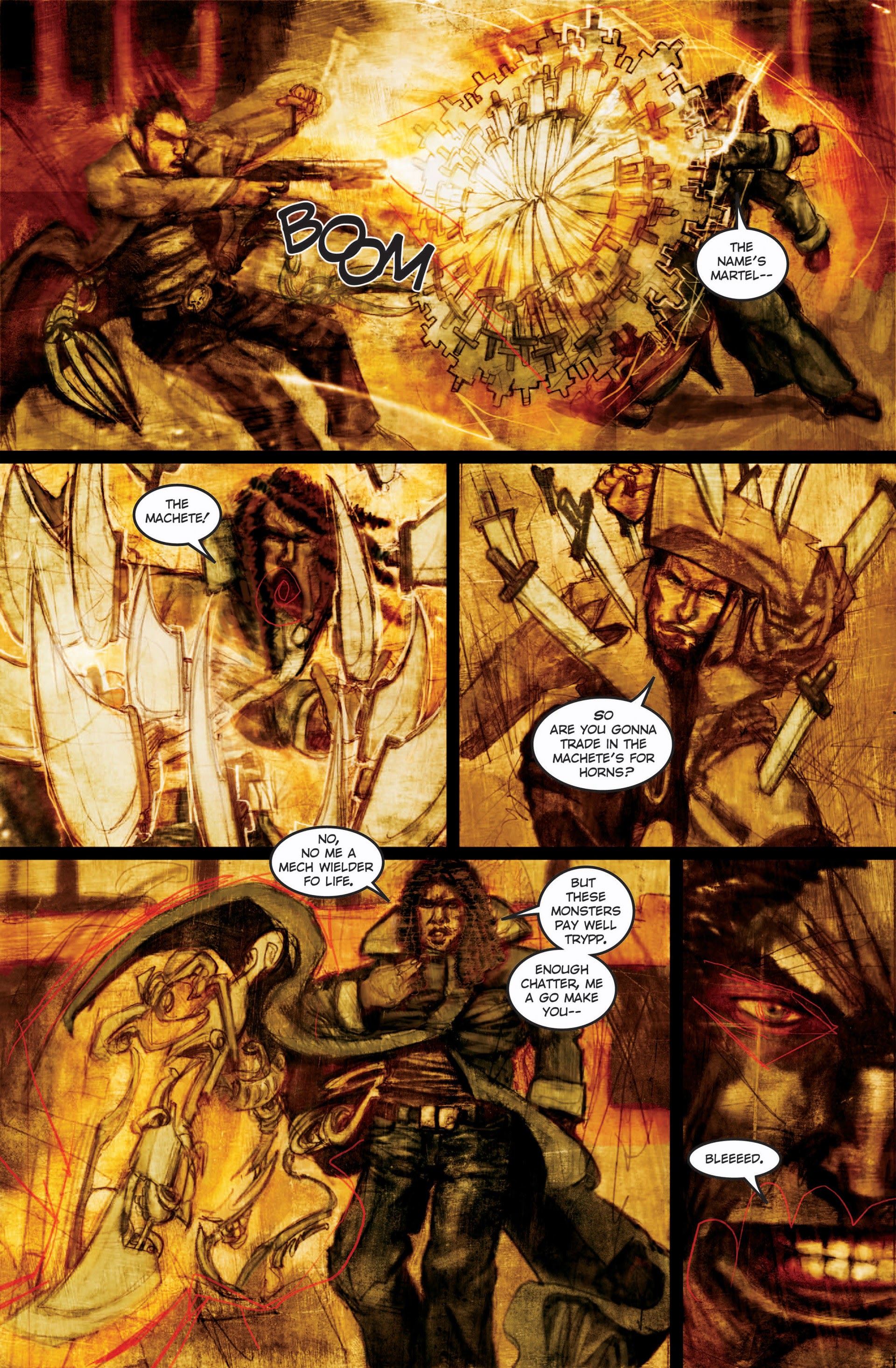 Read online Trenchcoats, Cigarettes and Shotguns comic -  Issue #3 - 13