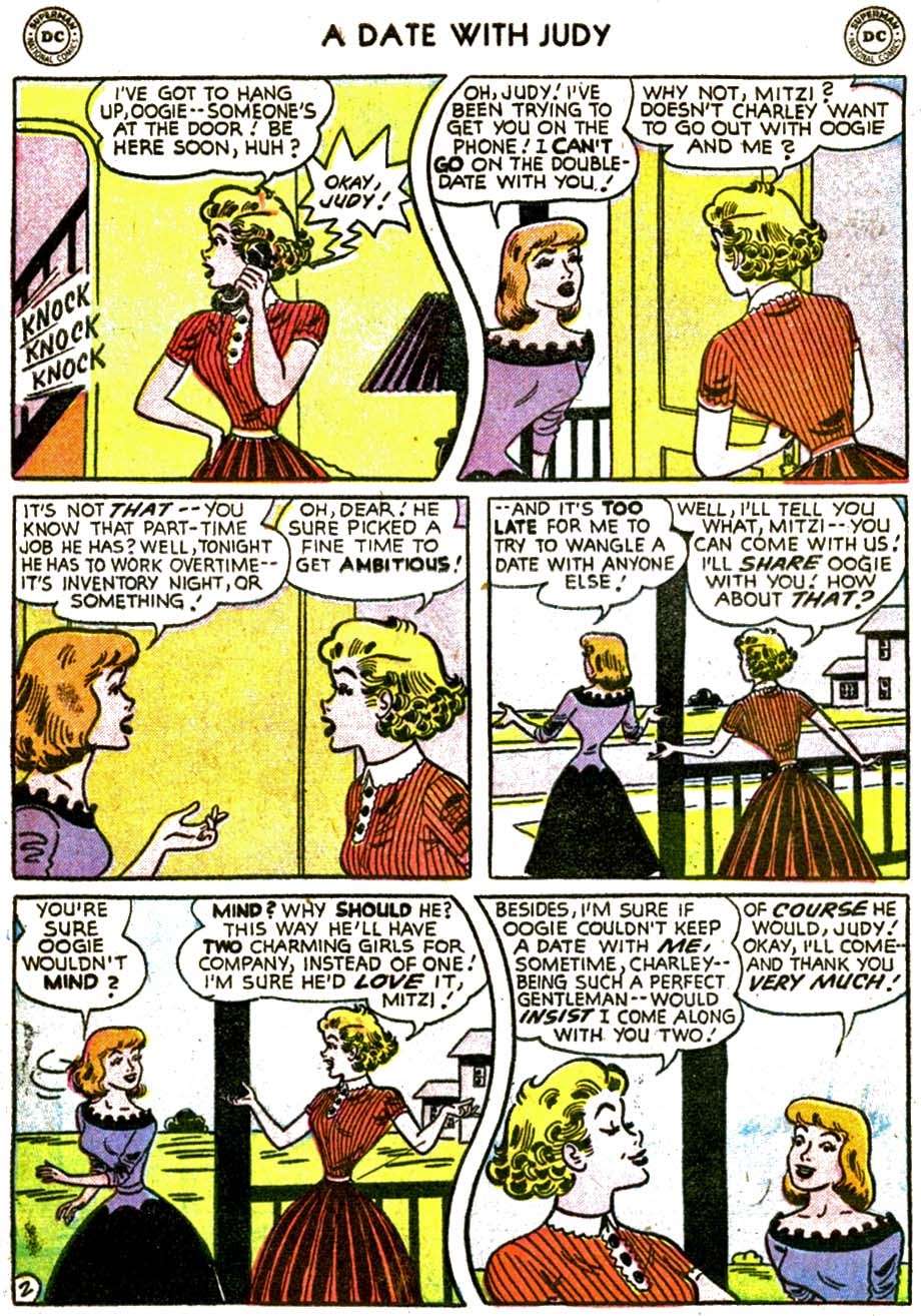 Read online A Date with Judy comic -  Issue #51 - 4